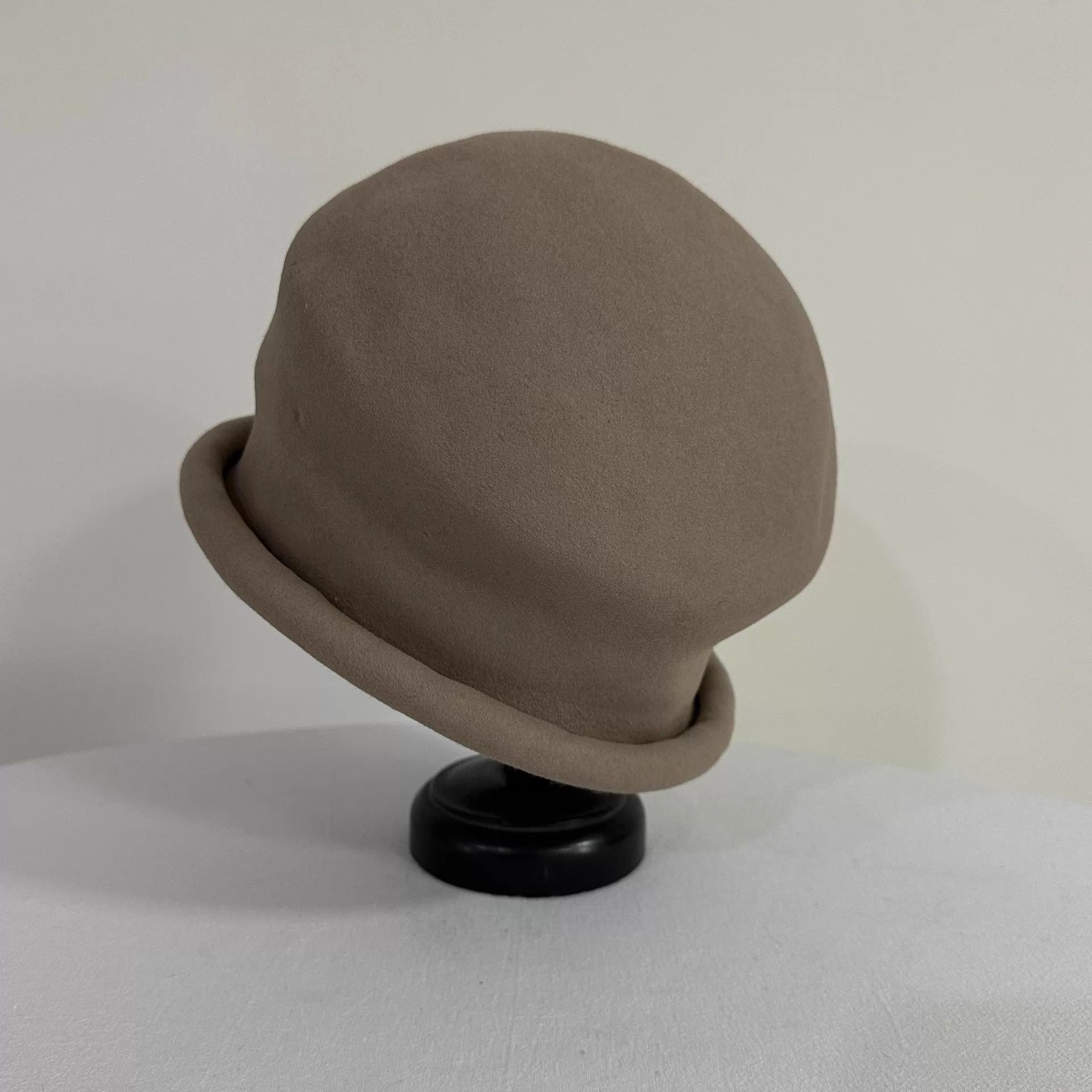 Horisaki HORISAKI Handmade Rabbit Fur Felt Hand-Rolled Brim Hat Size ONE SIZE - 4 Thumbnail