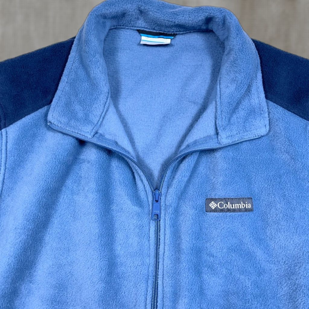 Vintage Columbia Vest Men Large Blue Fleece Full Zip Jacket Benton Springs Adult Size L Size US L / EU 52-54 / 3 - 1 Thumbnail