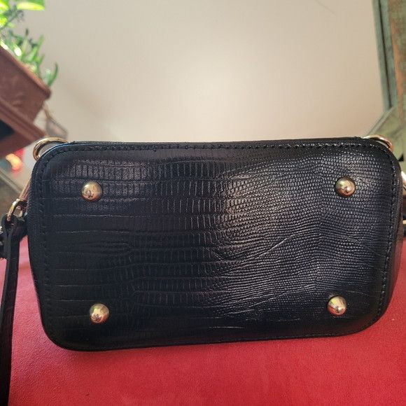 Other Divina Firenze Black Leather Backpack Crossbody Bag Size ONE SIZE - 7 Thumbnail