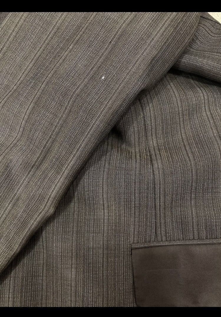 Prada Vintage Prada Milano Brown Striped Blazer 48R Size Luxury Size 48R - 10 Thumbnail