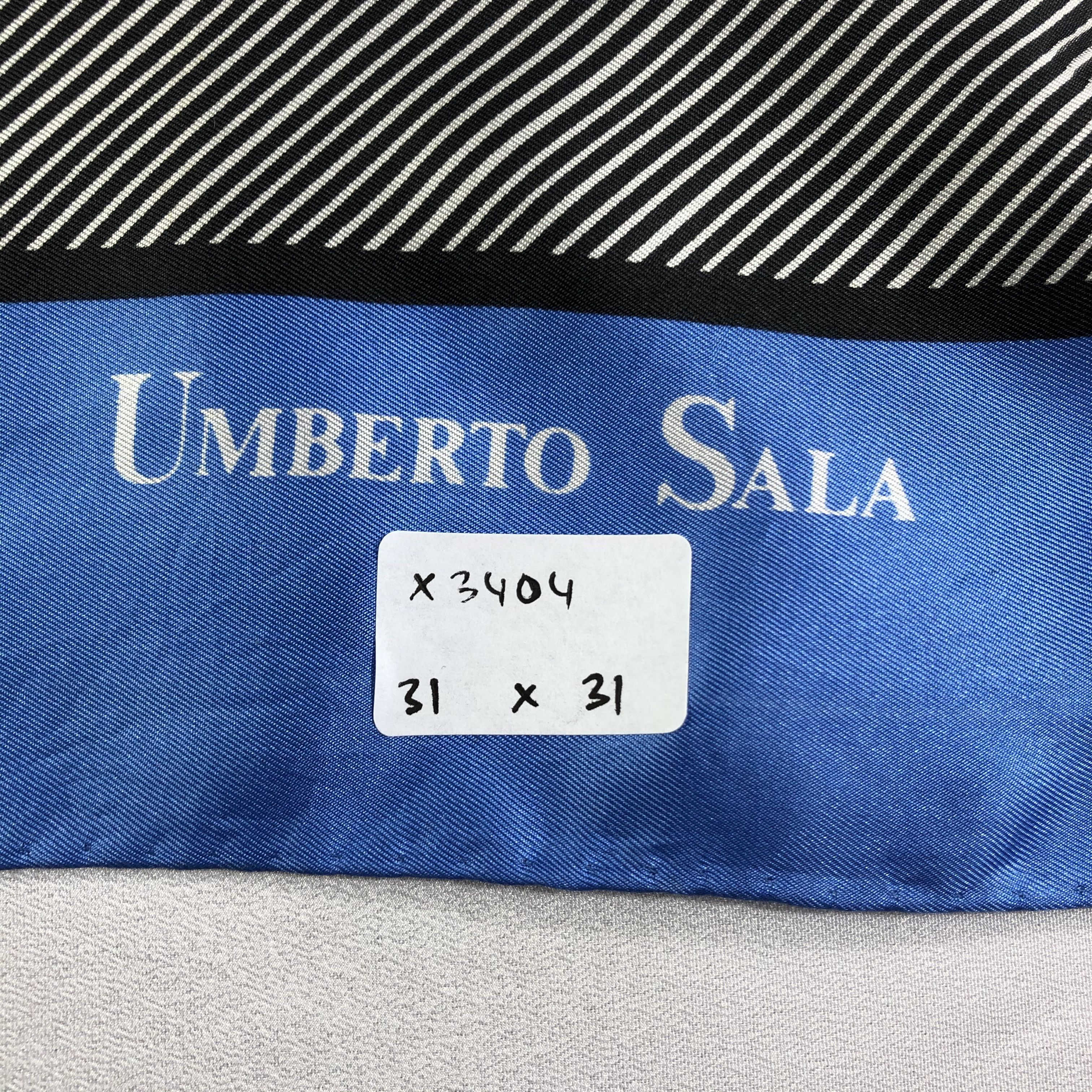 Vintage Vintage Umberto Sala Silk Scarf Size ONE SIZE - 8 Thumbnail