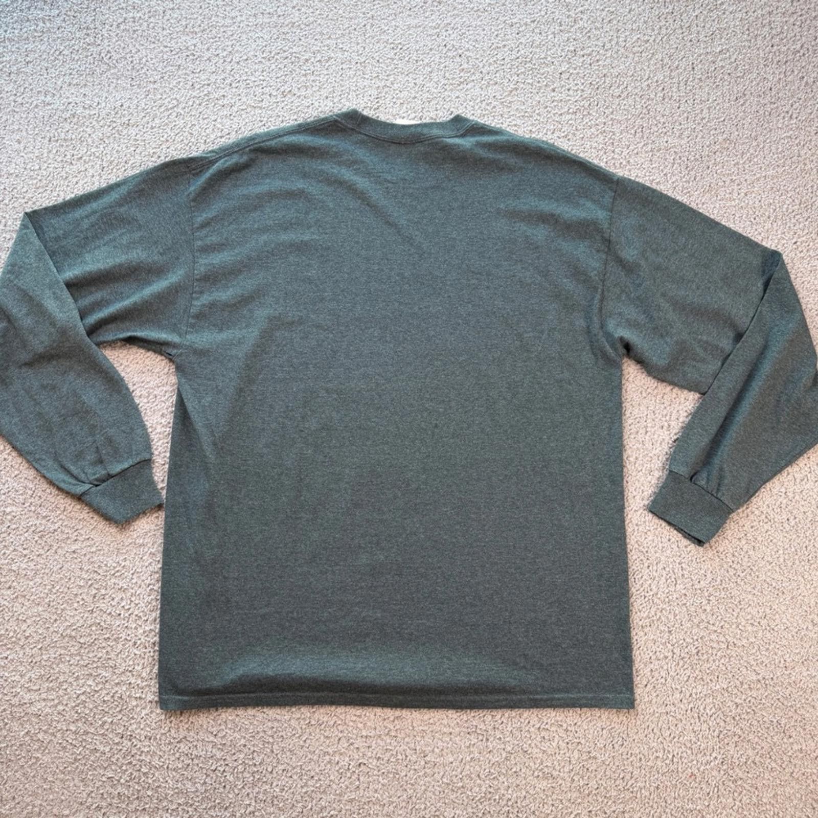 Gildan US Marines Bulldog Camo Graphic Long Sleeve Shirt Gray XL Size US XL / EU 56 / 4 - 3 Thumbnail