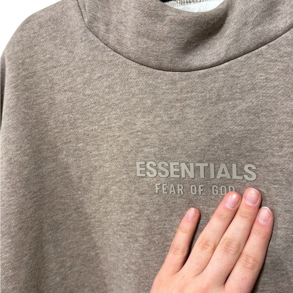 Essentials NWT ESSENTIALS Fear Of God Taupe Brown Grey Oversized Hoodi Size US S / EU 44-46 / 1 - 5 Thumbnail