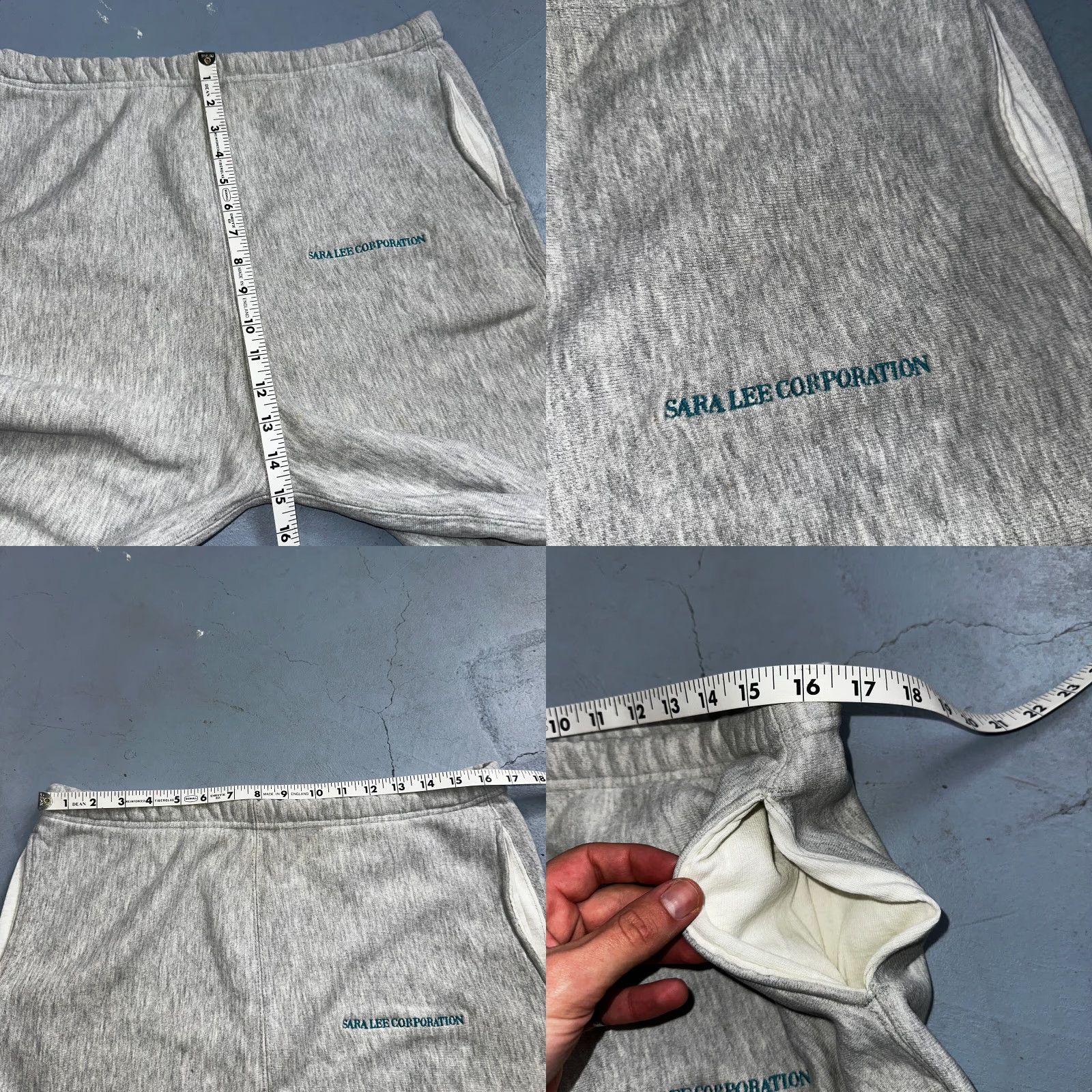 Champion VINTAGE Champion Sweatpants Reverse Weave 1990s Gray Men L Pants Jogger Basic Reversible 90s Size US L / EU 52-54 / 3 - 8 Thumbnail