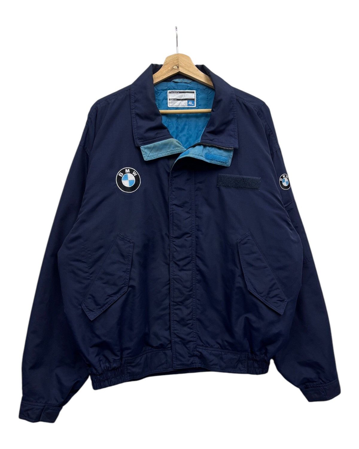 BMW × Sports Specialties VINTAGE 80s BMW RACING WORKWEAR JACKET BOMBER JACKET Size US XL / EU 56 / 4 - 5 Thumbnail