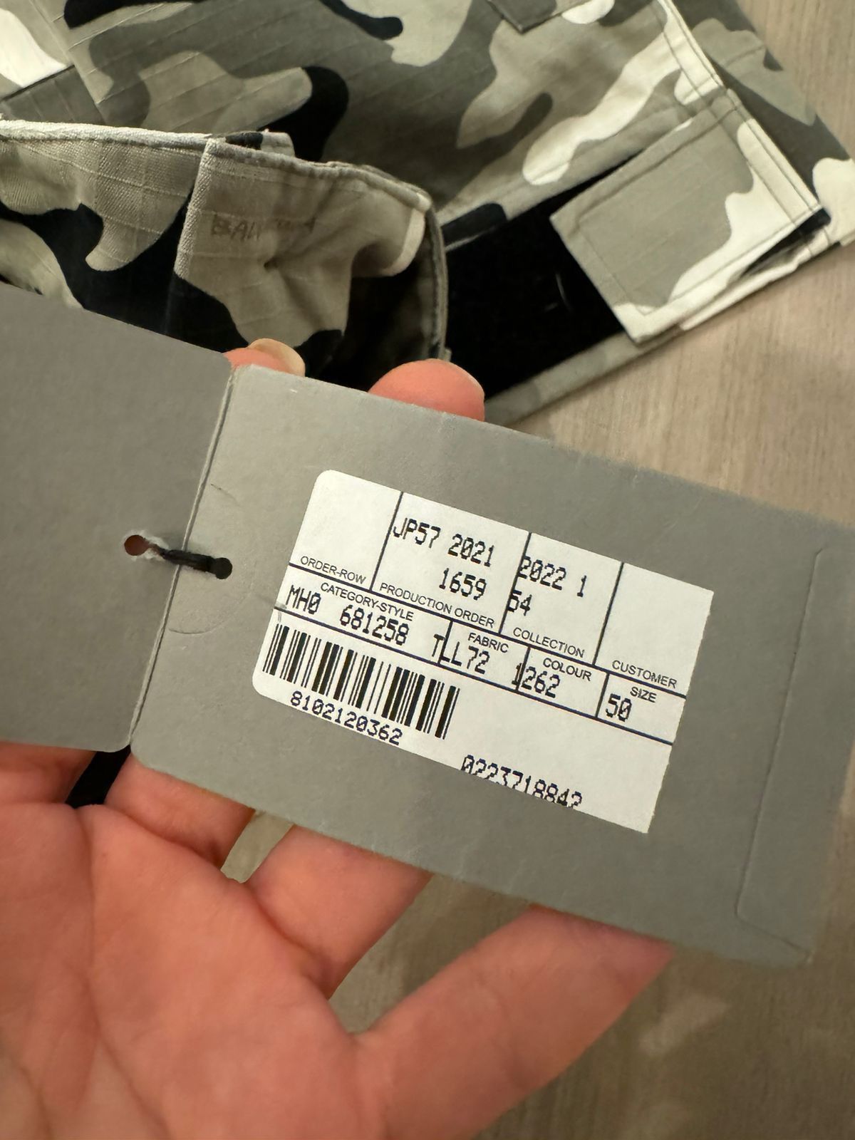 Balenciaga Balenciaga Fitted Camo Cargo Pants Size US 32 / EU 48 - 5 Thumbnail