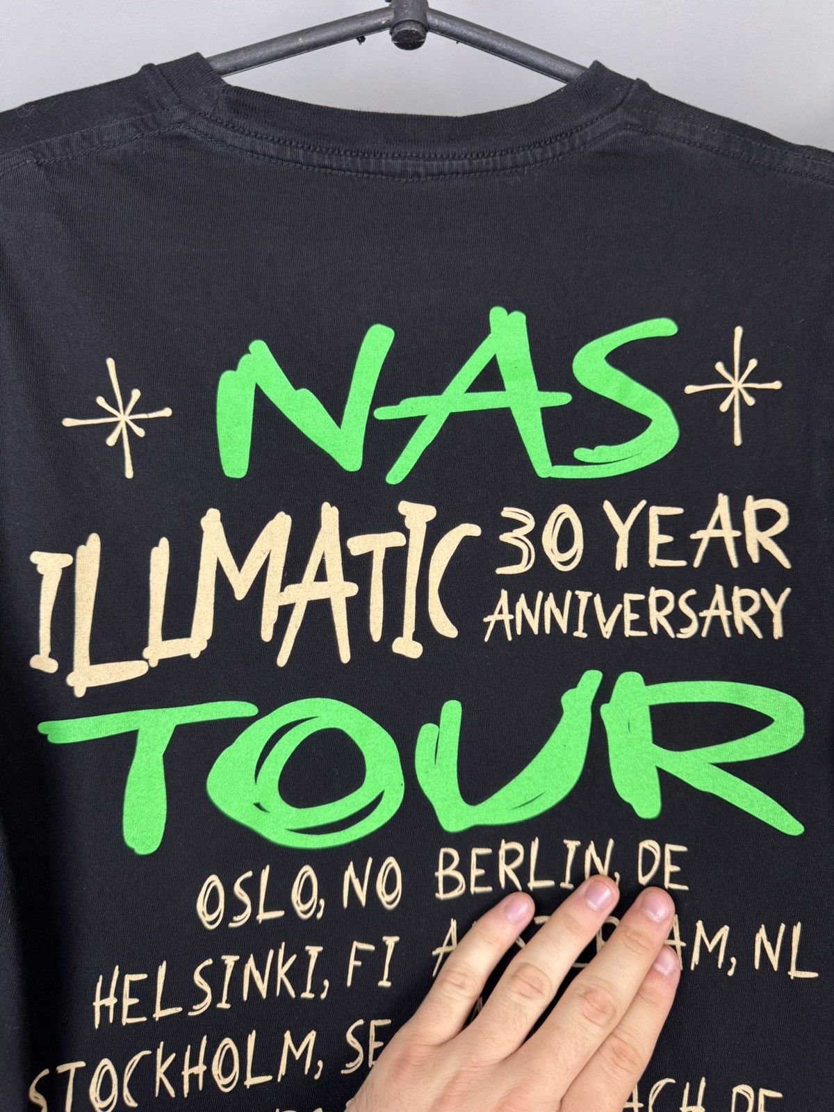 Nas Nas illmatic 30 Year Anniversary Tour T-shirt Size US S / EU 44-46 / 1 - 23 Thumbnail