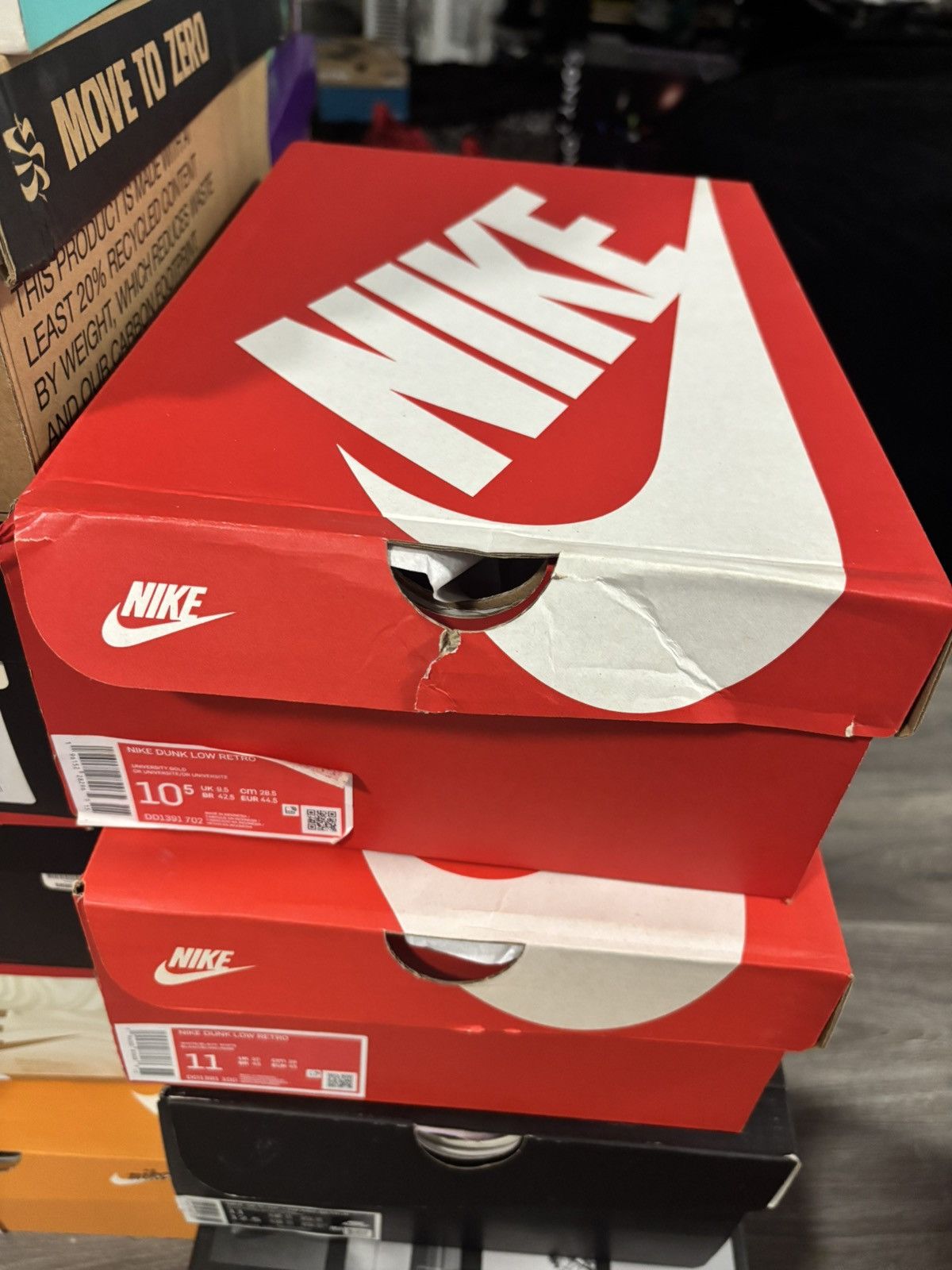 Nike Nike Dunk Low Arizona State DD1391 702 Size US 10.5 / EU 43-44 - 7 Thumbnail