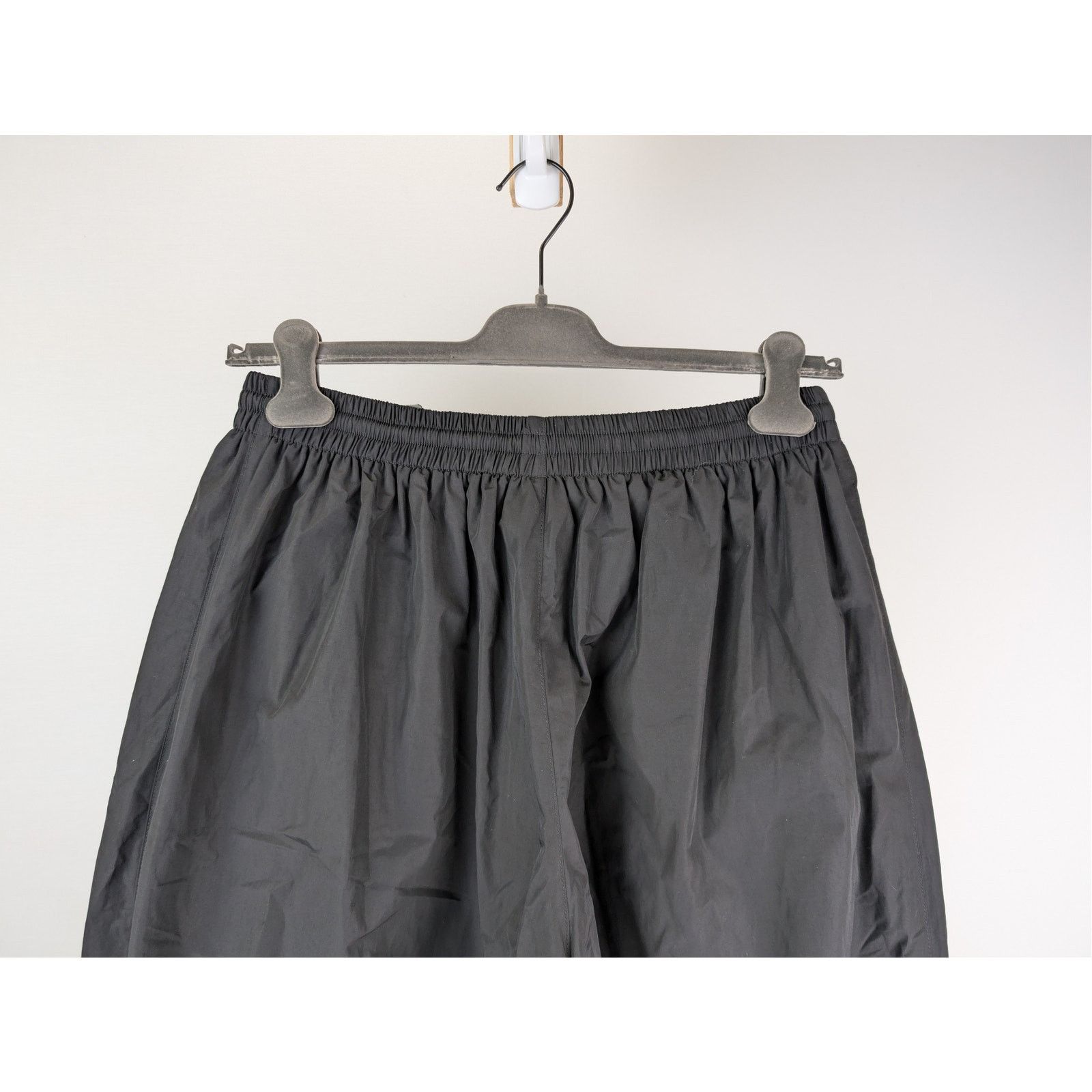 Balenciaga o1rshd1 Techno Poplin Minimal Tracksuit Pants Trousers Black Size US 32 / EU 48 - 10 Thumbnail