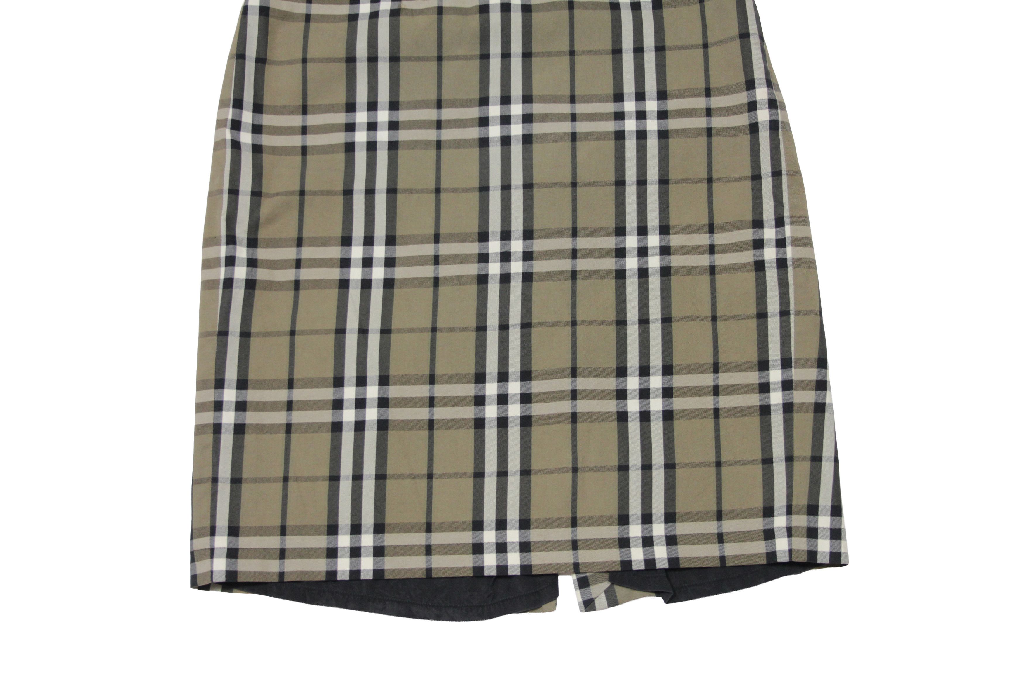 Burberry Nova Check Midi Skirt Size 27" / US 4 / IT 40 - 4 Thumbnail