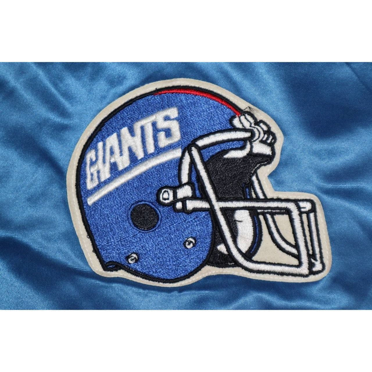 Chalk Line Vintage 80s NY Giants Chalk Line Satin Bomber Jacket 2XL Size US XXL / EU 58 / 5 - 5 Thumbnail