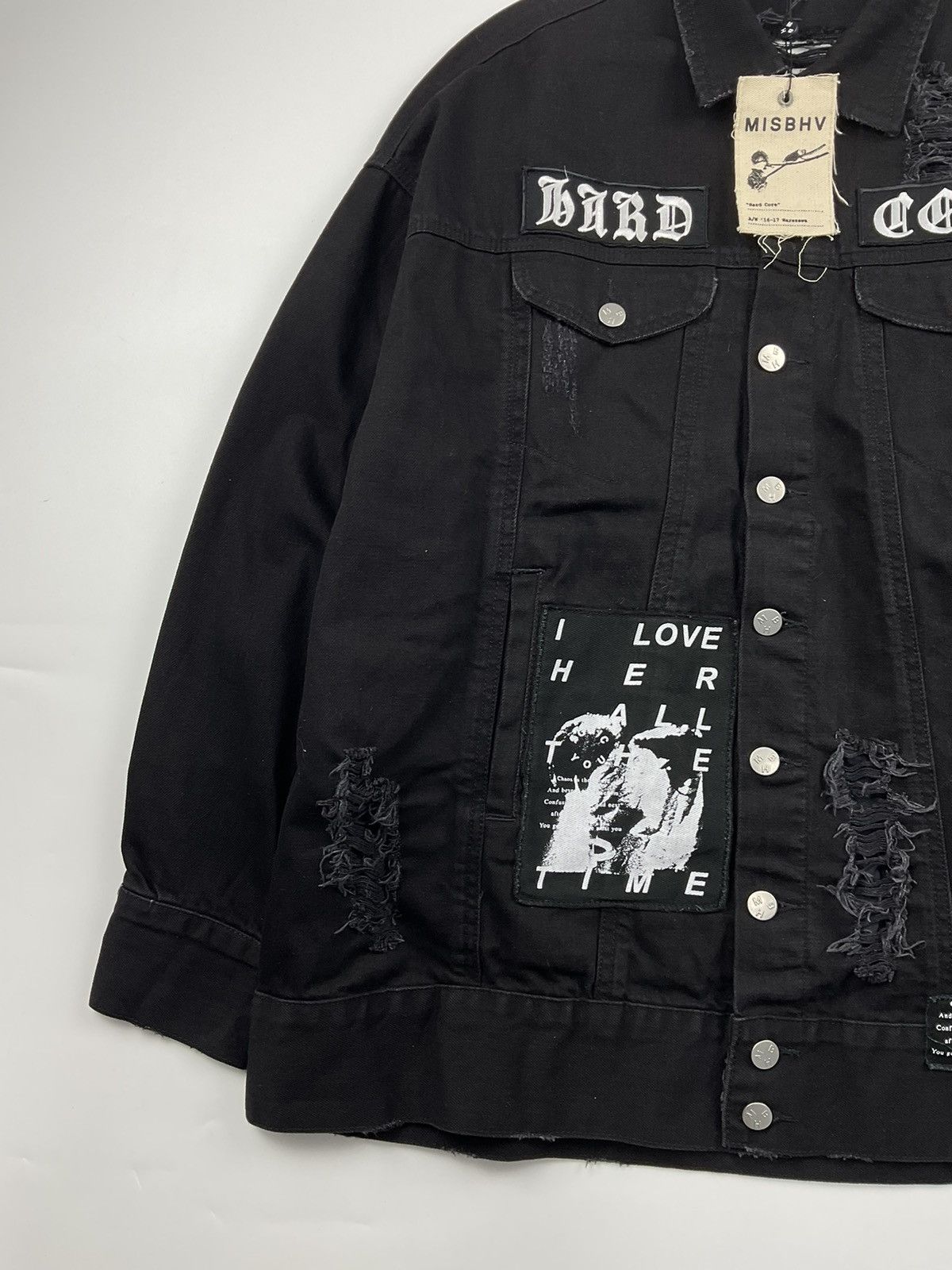 Misbhv MISBHV A/W'16-17 "Hard Core" Denim Jacket Size US L / EU 52-54 / 3 - 3 Thumbnail