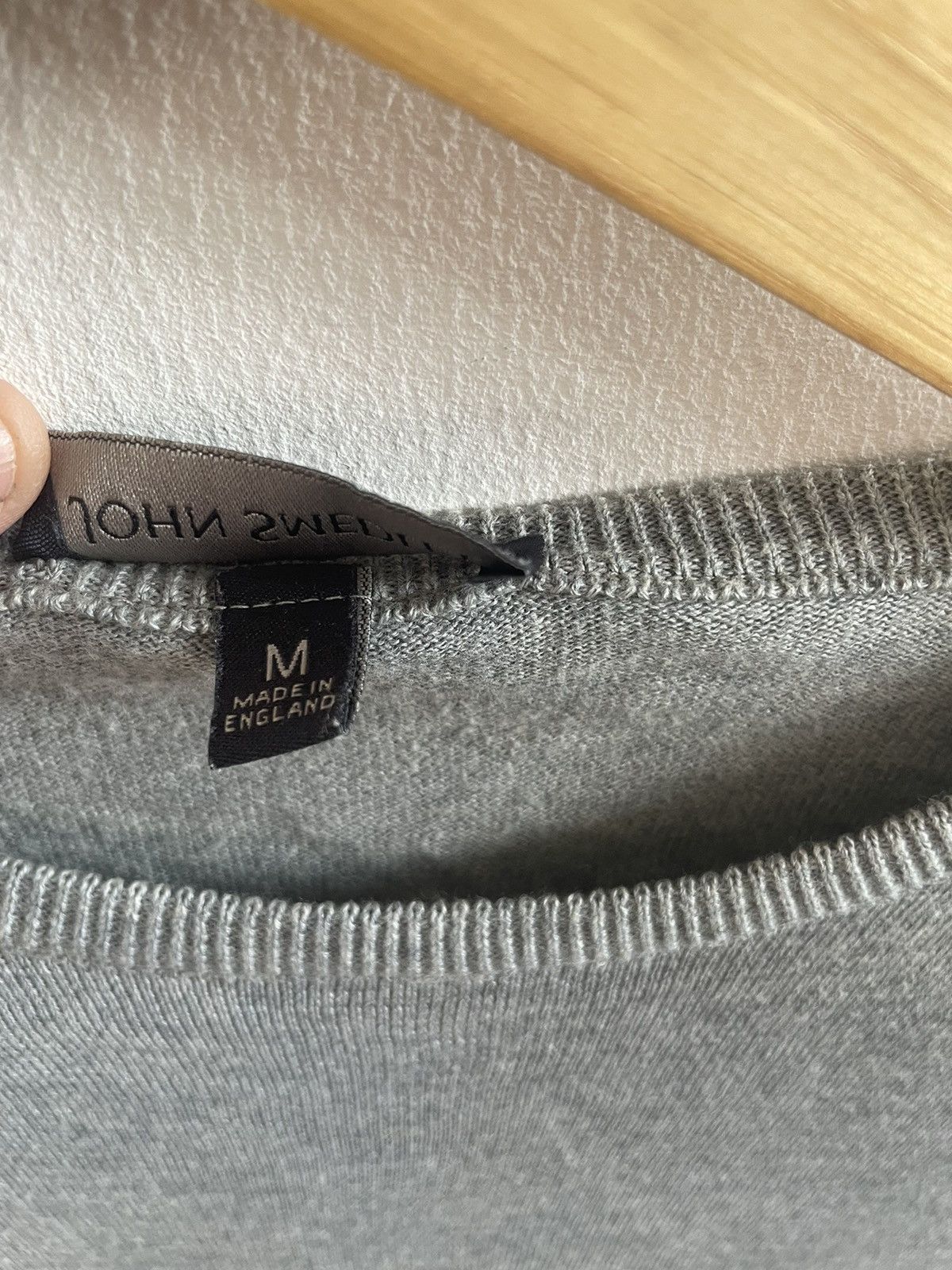 John Smedley John Smedley gray cotton sweater Size US M / EU 48-50 / 2 - 4 Thumbnail