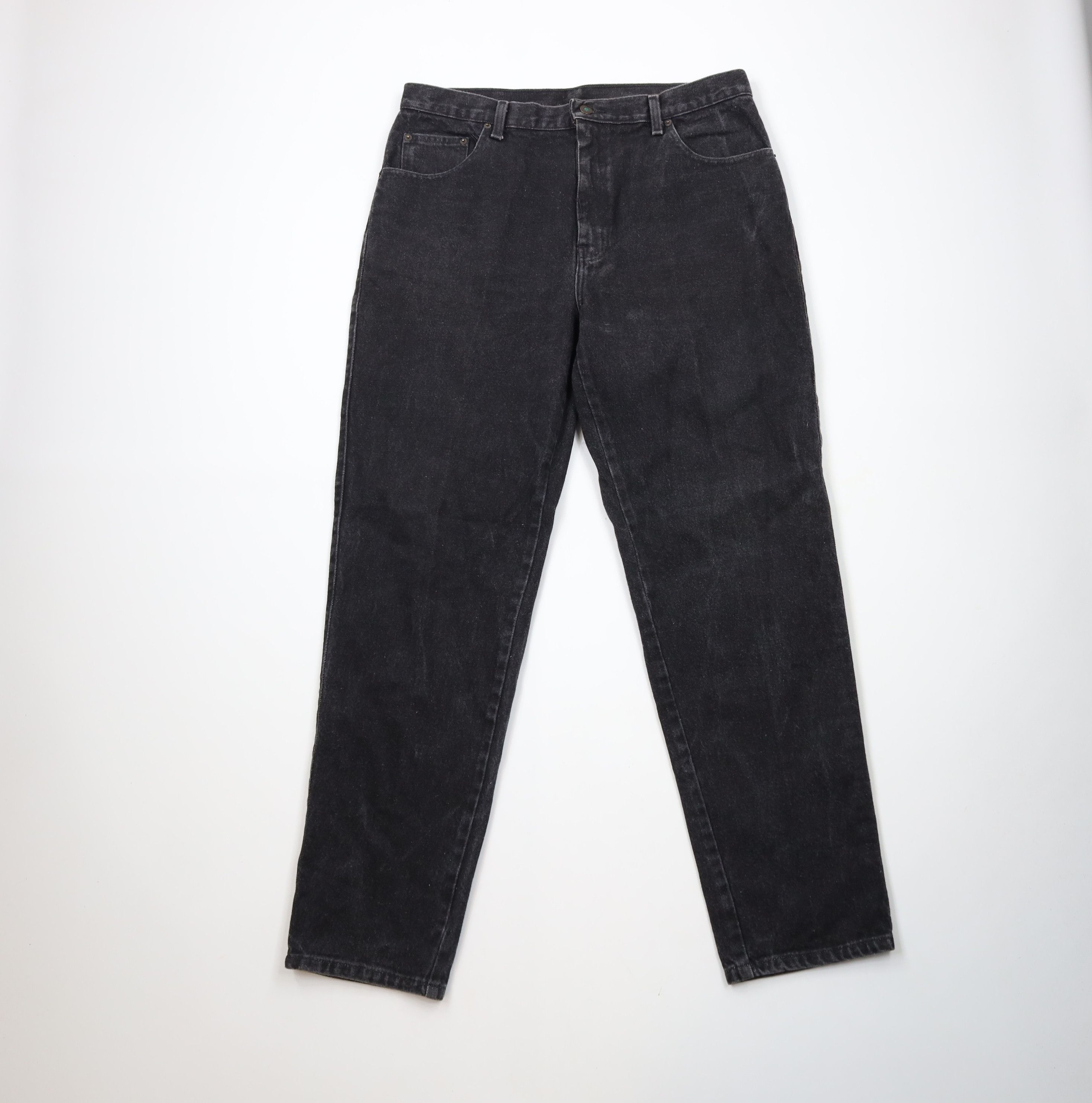 Vintage Vintage 90s Streetwear Relaxed Tapered Leg Denim Jeans Black Size US 36 / EU 52 - 1 Thumbnail