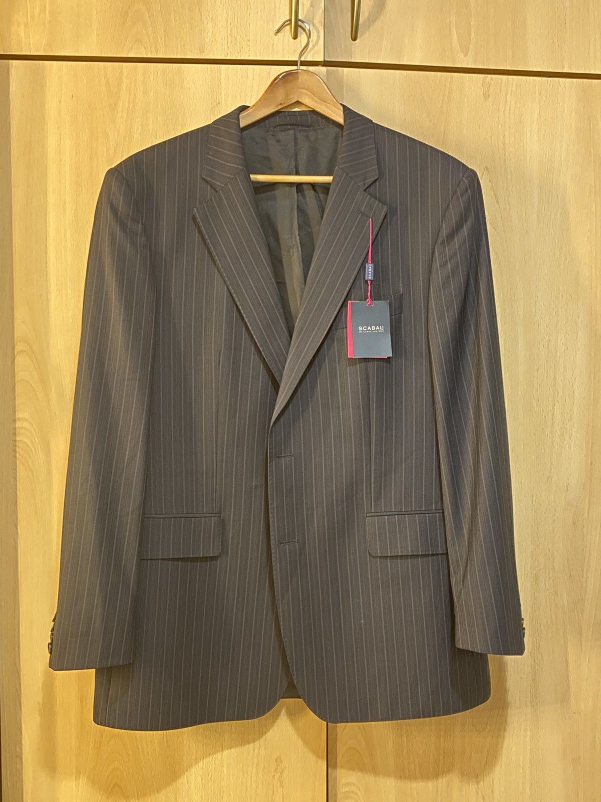 SCABAL Scabal Vintage Super 130’s Wool Suit–Size 54R–New w/Tags Size 54R - 1 Thumbnail