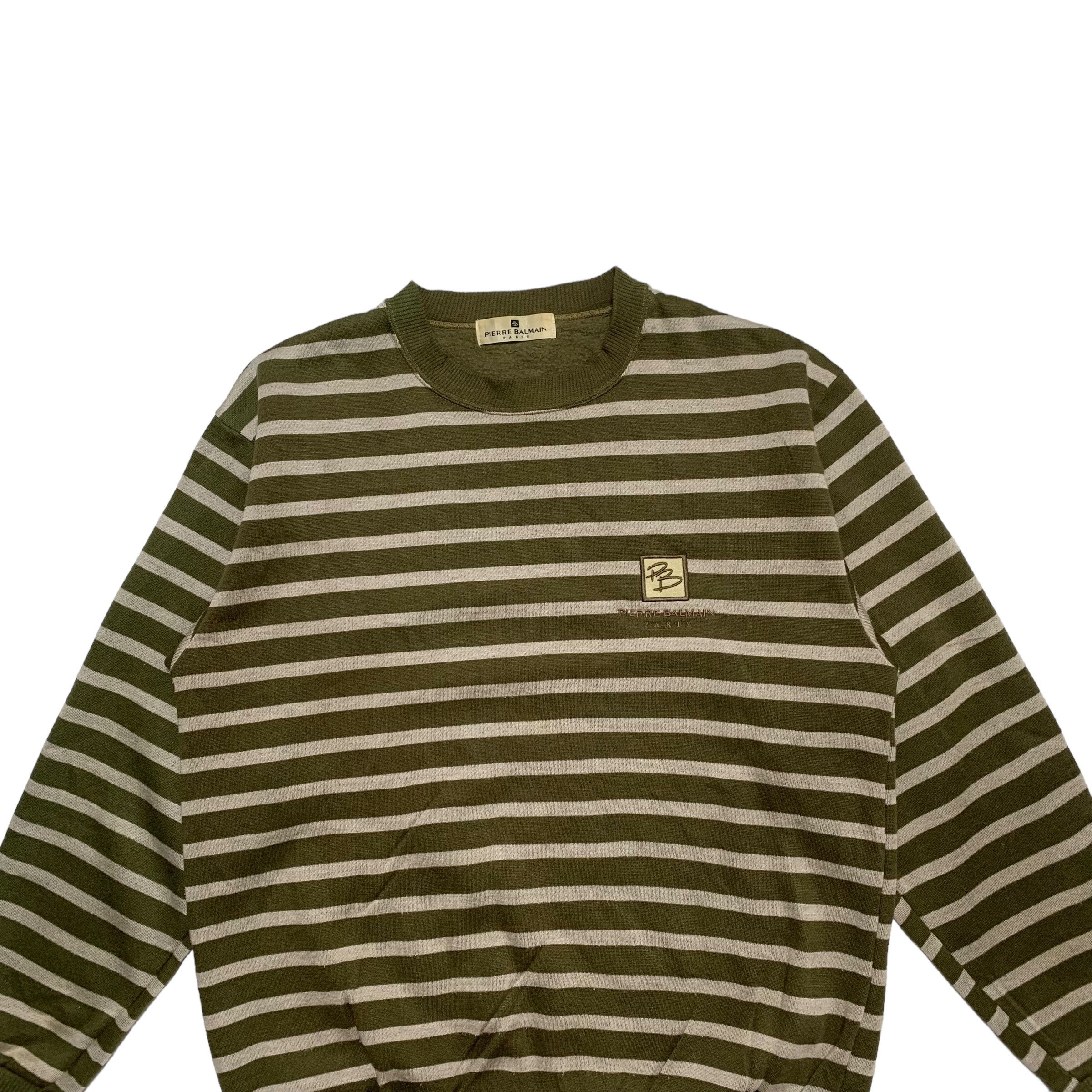 Pierre Balmain Pierre Balmain Stripe Sweatshirt Size US M / EU 48-50 / 2 - 3 Thumbnail