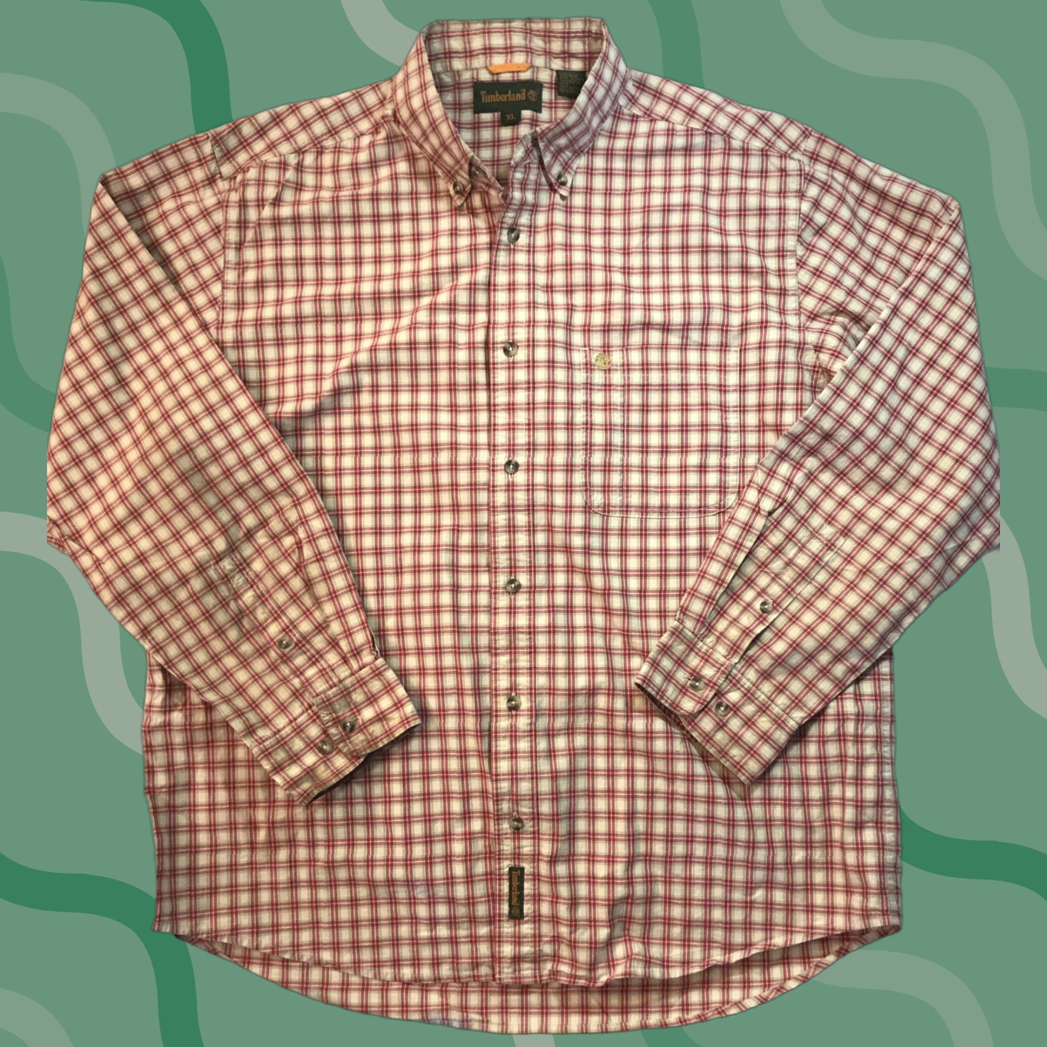 Timberland TIMBERLAND Shirt Button-Up Plaid Long Sleeve XL Multicolor Men’s Regular Fit Casual Button Front Pocket Hoodie? Wait. Size US XL / EU 56 / 4 - 1 Thumbnail