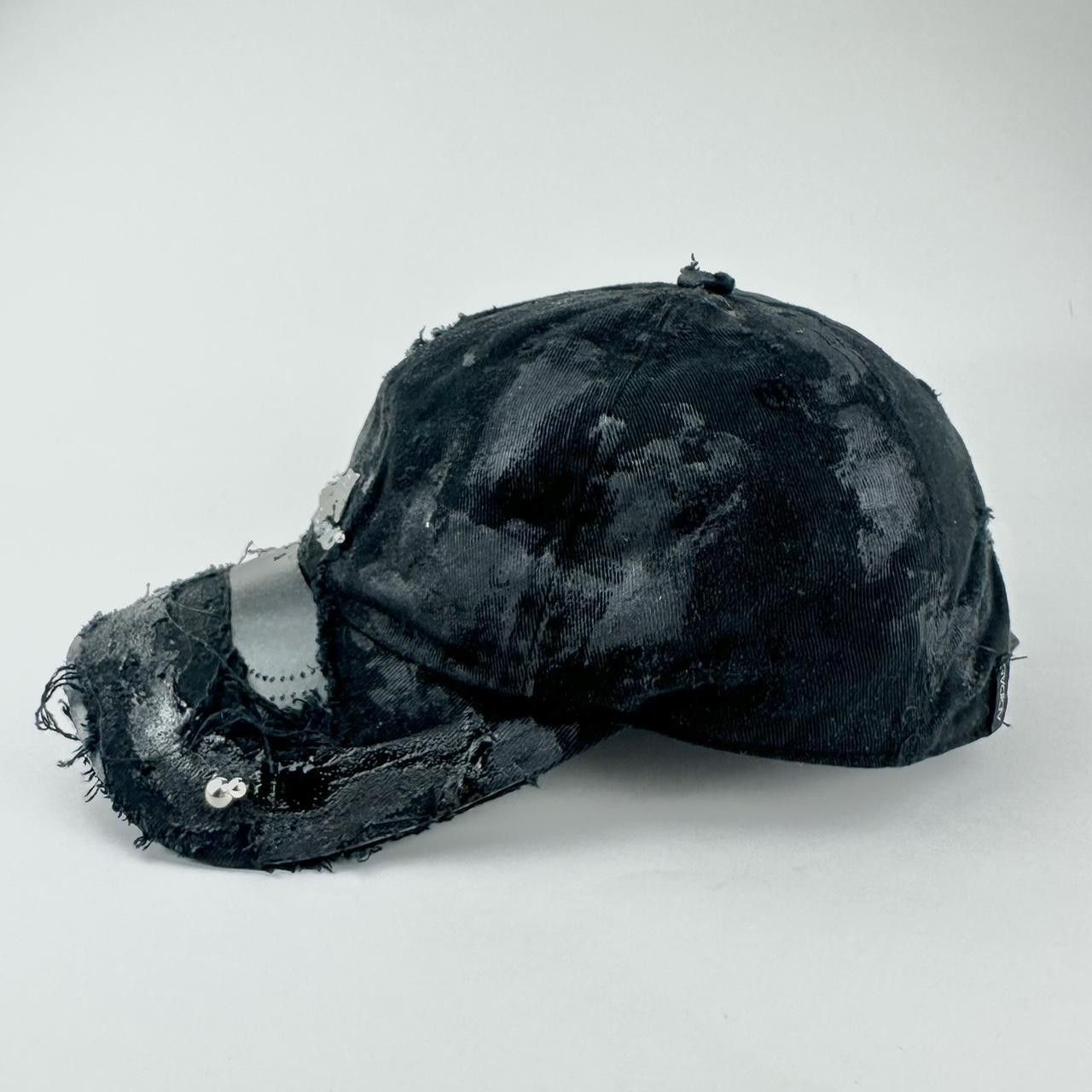 Adidas ASTROBOI* x Adidas 'Kink' Black Distressed Pierced Hat Size ONE SIZE - 3 Thumbnail