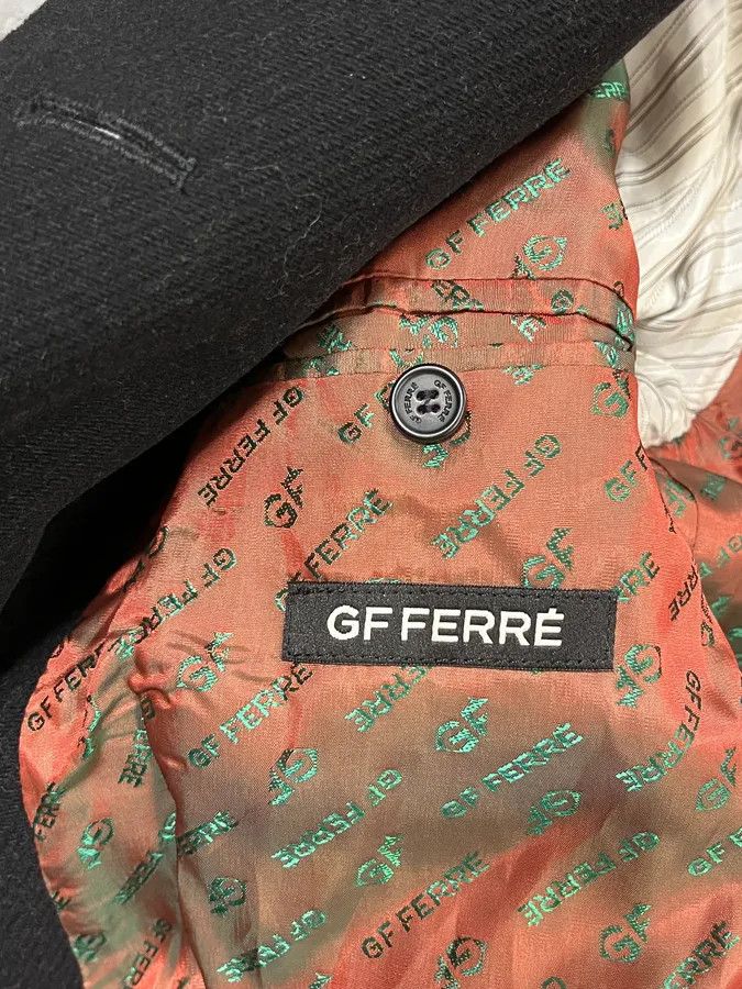 Gianfranco Ferre 2000s Gianfranco Ferré Black Wool Double-Breasted Coat Size US M / EU 48-50 / 2 - 10 Thumbnail