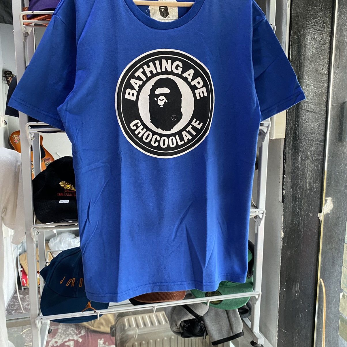 Bape × CHOCOOLATE BAPE X CHOCOOLATE RARE BIG LOGO TEE Size US L / EU 52-54 / 3 - 4 Thumbnail