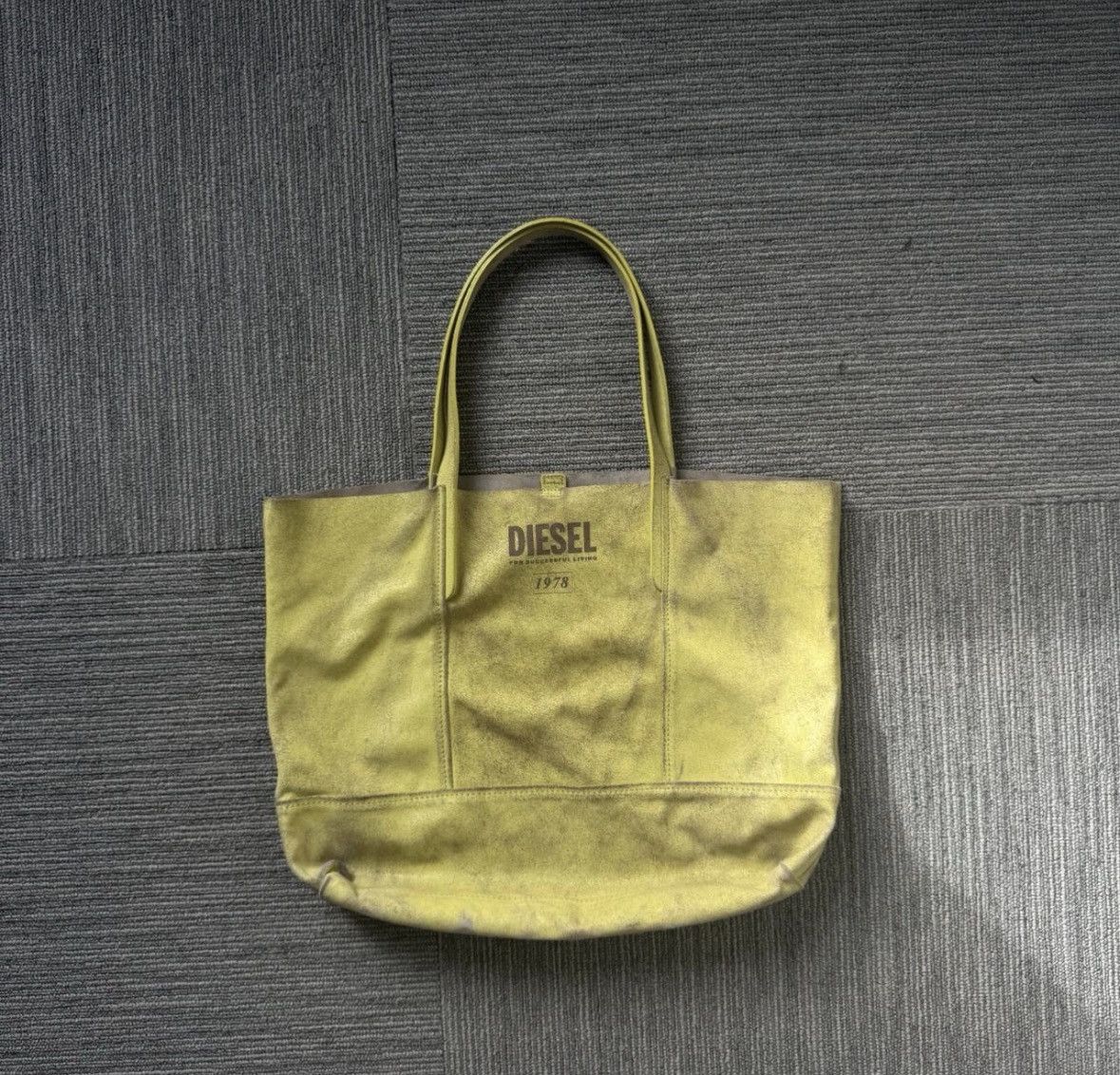 Diesel Neon green diesel tote bag Size ONE SIZE - 1 Thumbnail