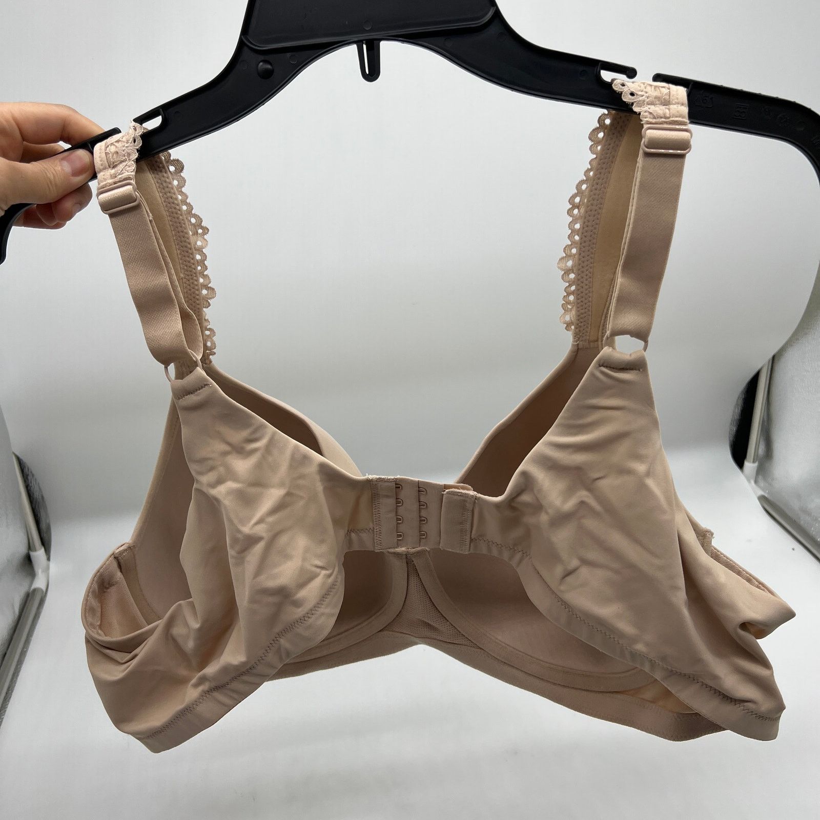 Other Breezies Luxe Lace Wirefree T-Shirt Bra Sunbeige, 44 C Size M / US 6-8 / IT 42-44 - 6 Thumbnail