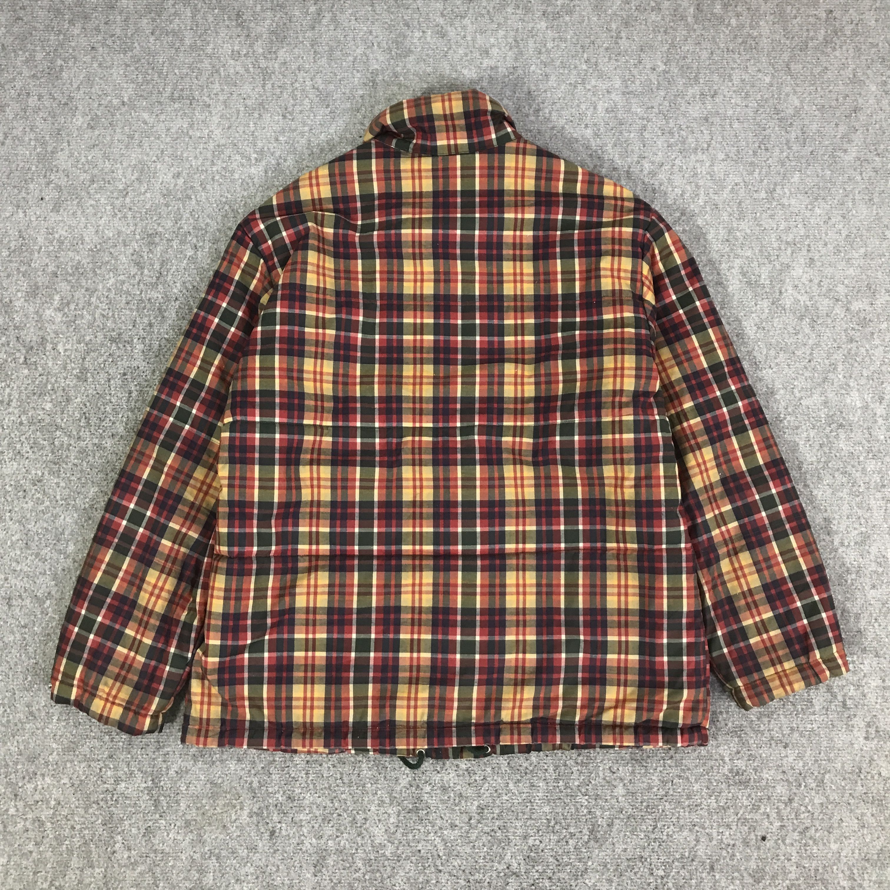 United Colors Of Benetton TARTAN UNITED COLOURS OF BENETTON QUILTED JACKET K84B1 Size US L / EU 52-54 / 3 - 3 Thumbnail