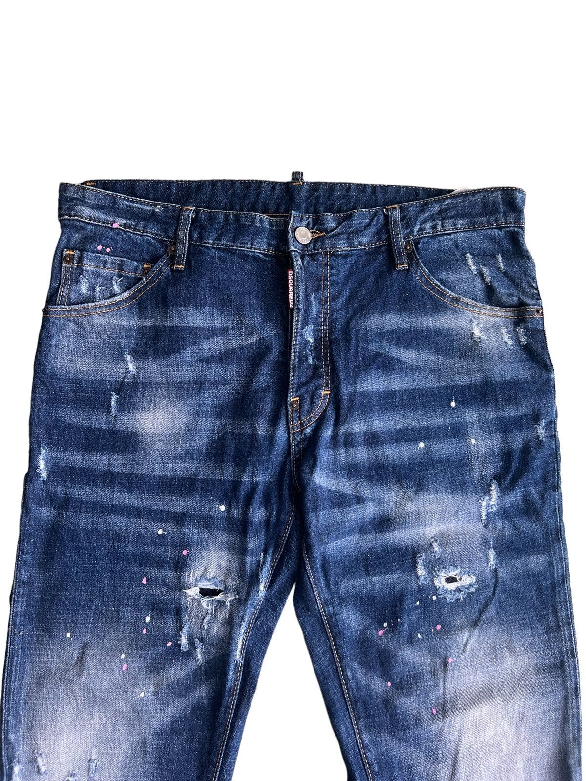 Dsquared2 2018 Dsquared2 🇮🇹 Clawmark Painter Regular Cut Denim Jeans Size US 32 / EU 48 - 5 Thumbnail