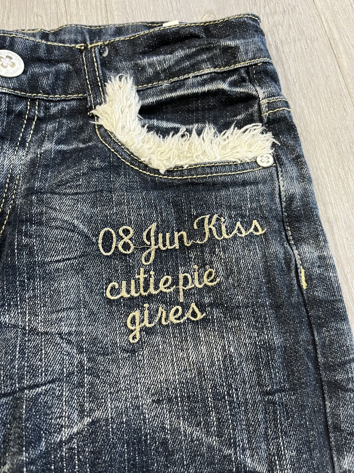 Skull Jeans by an Alchemist RARE VINTAGE Japanese Brand Jeans Size 27" / US 4 / IT 40 - 5 Thumbnail