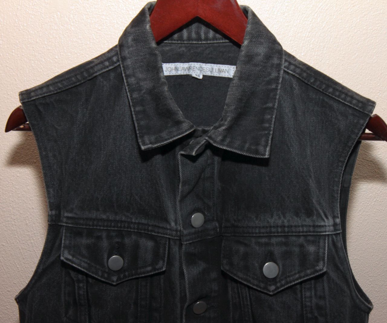 JOHN LAWRENCE SULLIVAN Washed Denim Vest Size US S / EU 44-46 / 1 - 3 Thumbnail