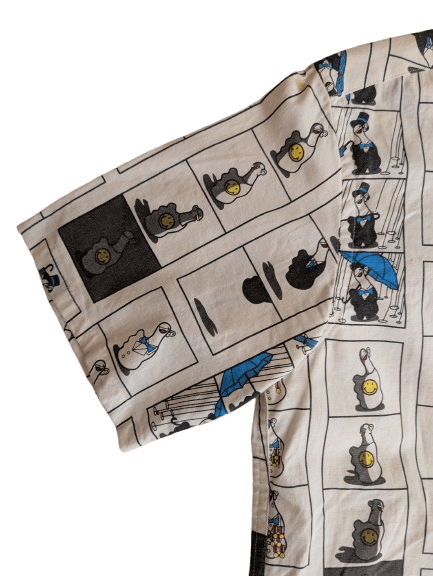 Number (N)ine NUMBER (N)INE SS02 MODERN AGE COMIC STRIP SHIRT Size US L / EU 52-54 / 3 - 10 Thumbnail