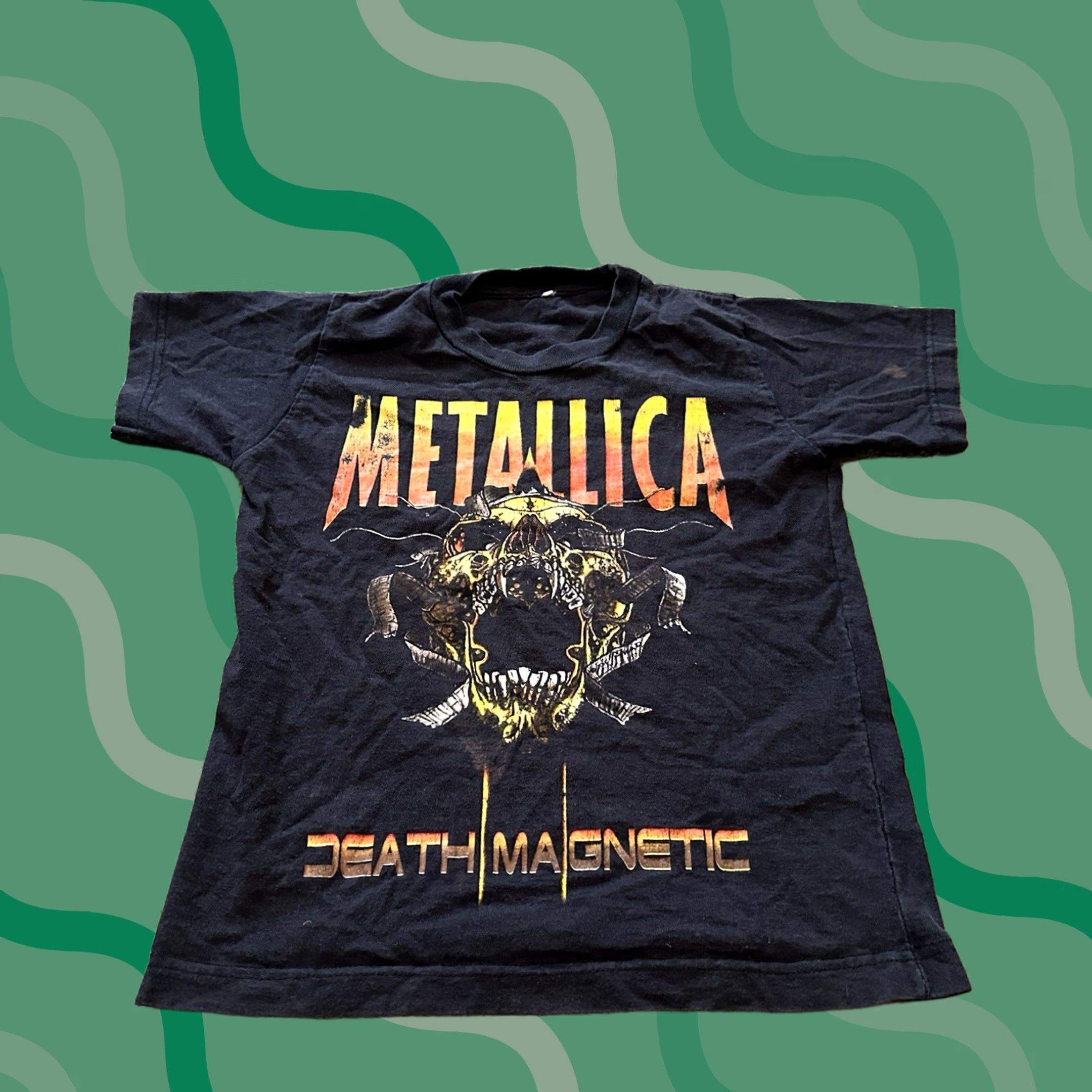 Vintage VINTAGE Metallica Shirt Mens Small Black Death Magnetic Tour Band Tee Y2K Size US S / EU 44-46 / 1 - 1 Thumbnail