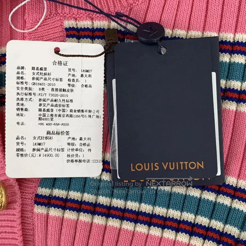 Louis Vuitton Louis Vuitton Pink Wool Women's Cardigan . Size XS / US 0-2 / IT 36-38 - 7 Thumbnail