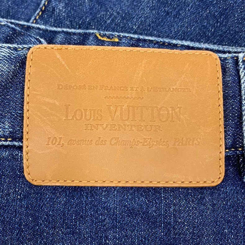 Louis Vuitton Louis Vuitton 22 blue logo monogrammed cotton casual denim Size 37" - 5 Thumbnail