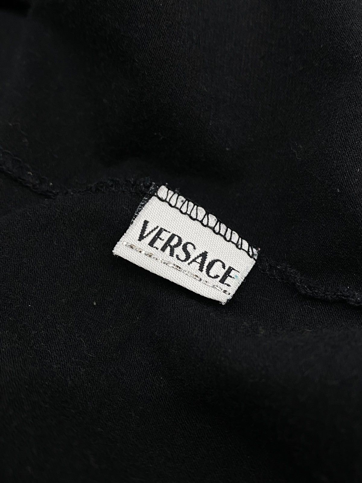 Versace VERSACE INTENSIVE LOGO TEE Y2K MINIMAL MILANO DRIP Size US L / EU 52-54 / 3 - 10 Thumbnail