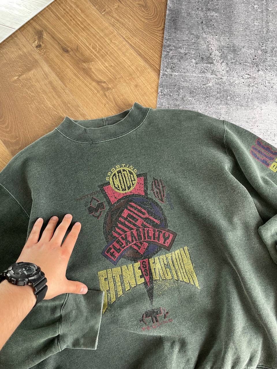 Vintage Vintage 90’s Y2K Style American Techno Casual Sweatshirt Size US M / EU 48-50 / 2 - 7 Thumbnail
