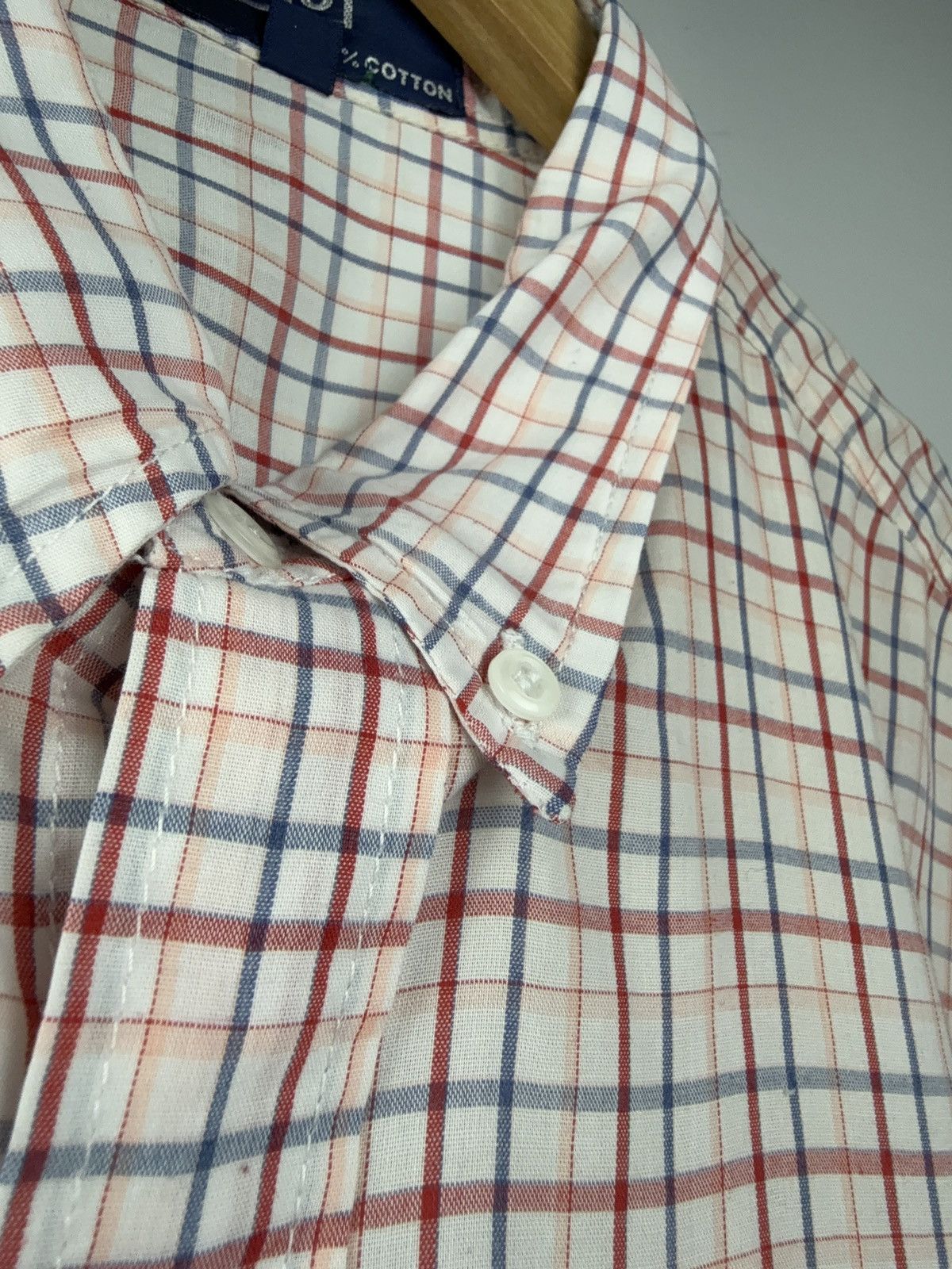 Polo Ralph Lauren Vintage Polo Ralph Lauren Check Shirt Japan Market 90s Size US L / EU 52-54 / 3 - 7 Thumbnail