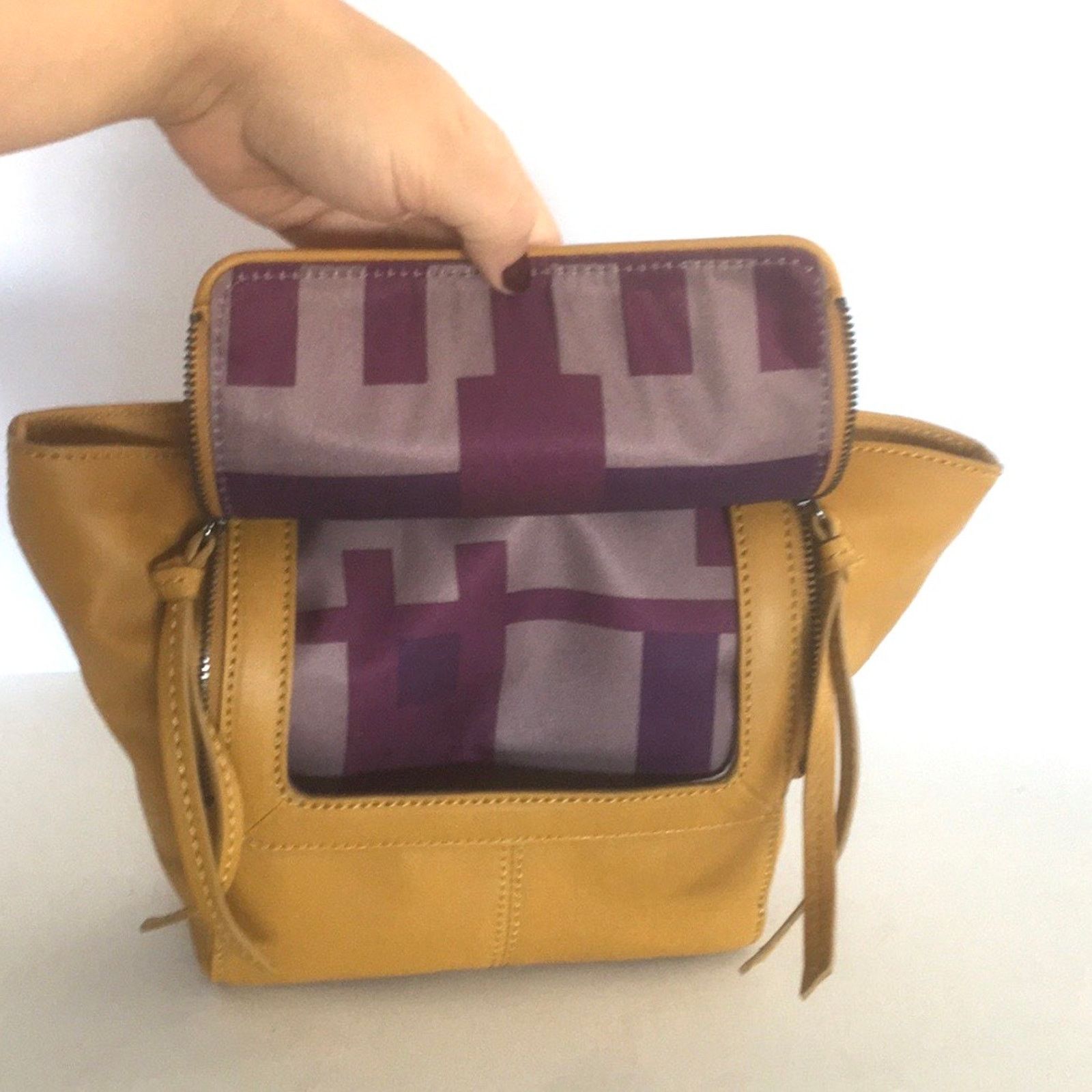 Other Kooba Orian Mini Flap Crossbody Small Leather Tote Yellow Size ONE SIZE - 4 Thumbnail
