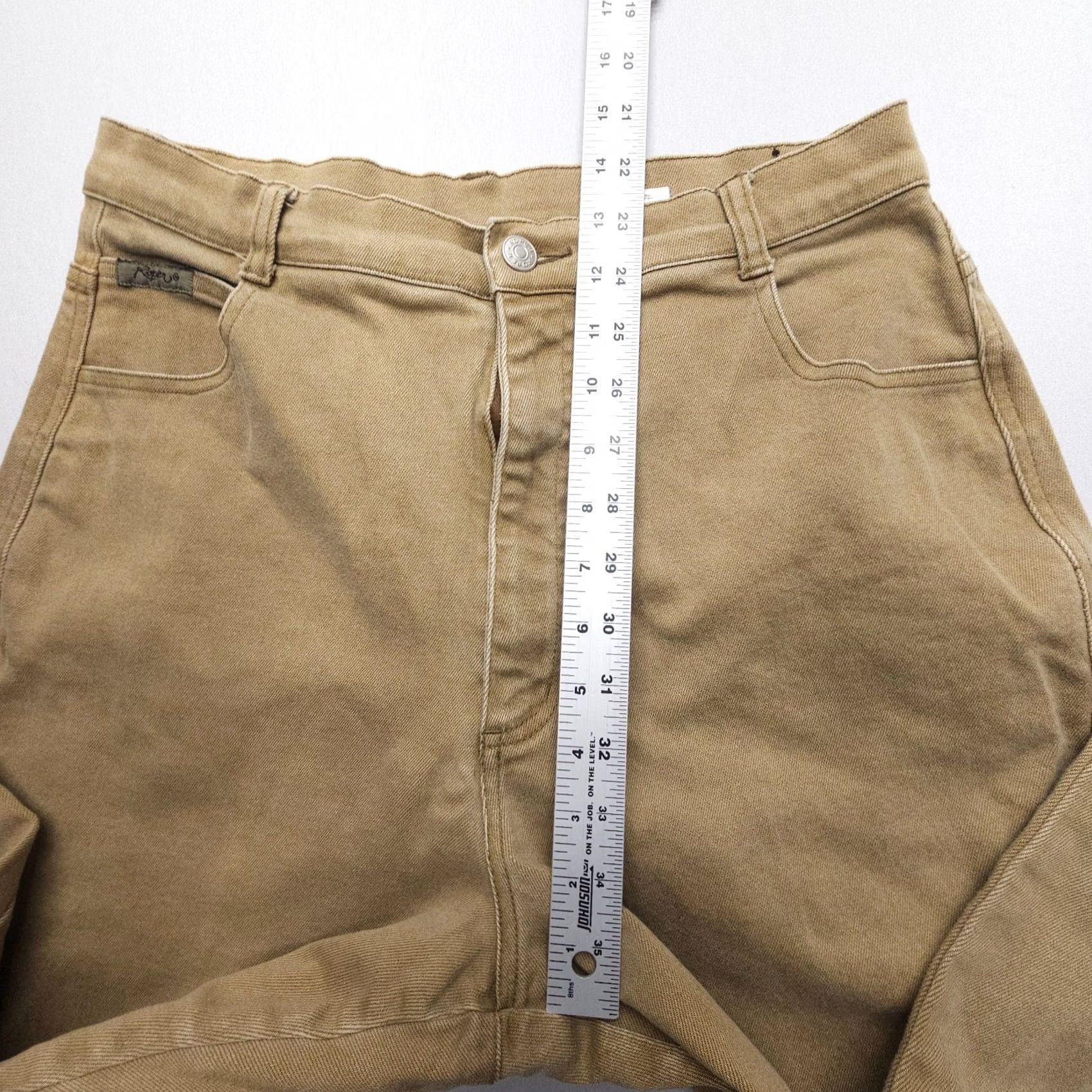 Roper VINTAGE Roper Jeans Womens 15 x 36 High Rise 34 Inseam 100% Cotton Brown Denim Southwestern 90s Western 5-Pocket Style Mom Mens Girls Womens Size 36" / US 14 / IT 50 - 7 Thumbnail