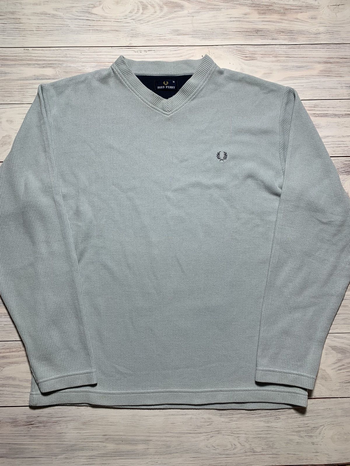 Fred Perry × Vintage Fred Perry vintage knit sweater casual old money Size US M / EU 48-50 / 2 - 1 Thumbnail