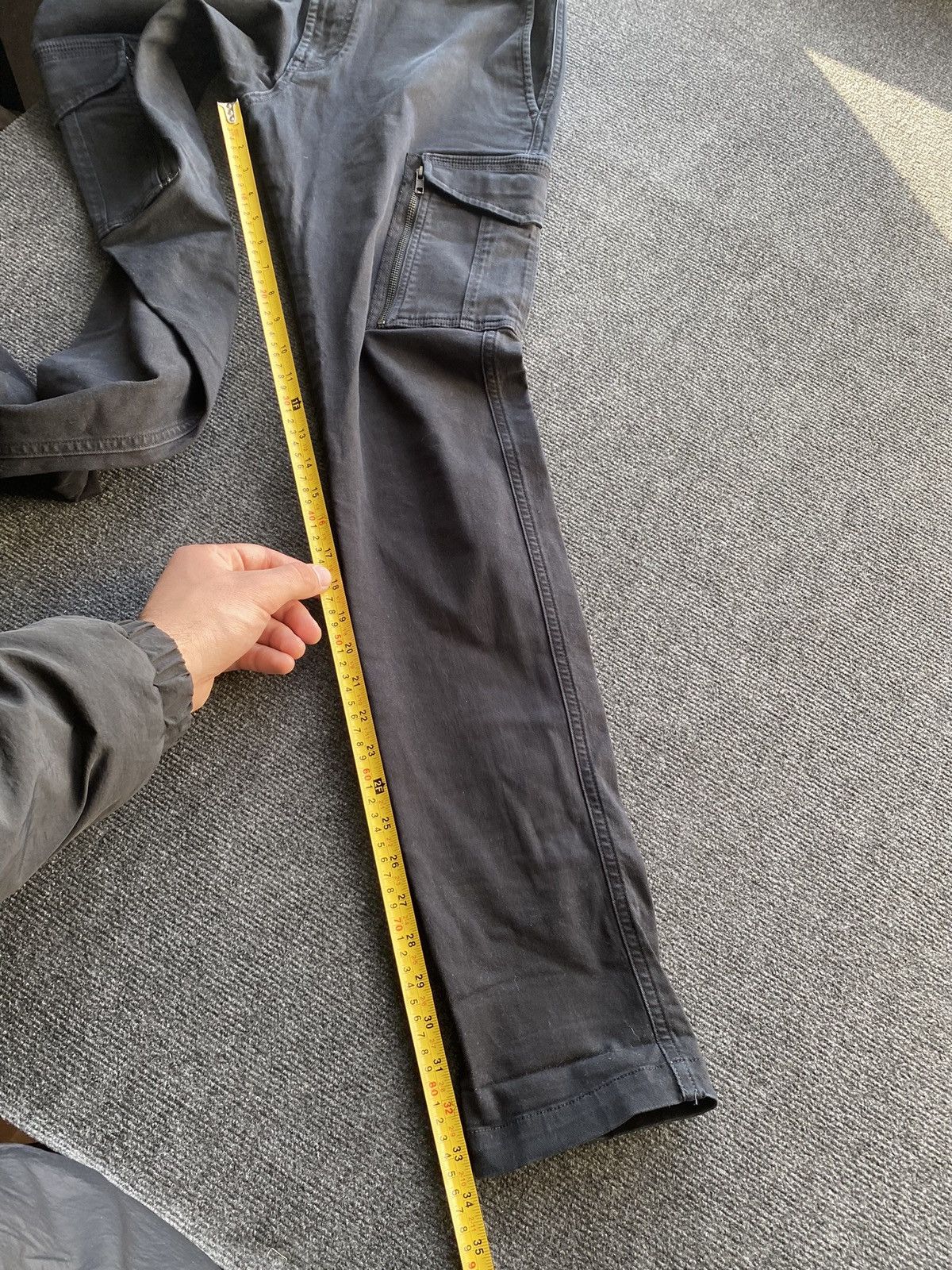 Diesel 🔥Opium Punk Diesel cargo black faded opium pants Size US 33 - 7 Thumbnail