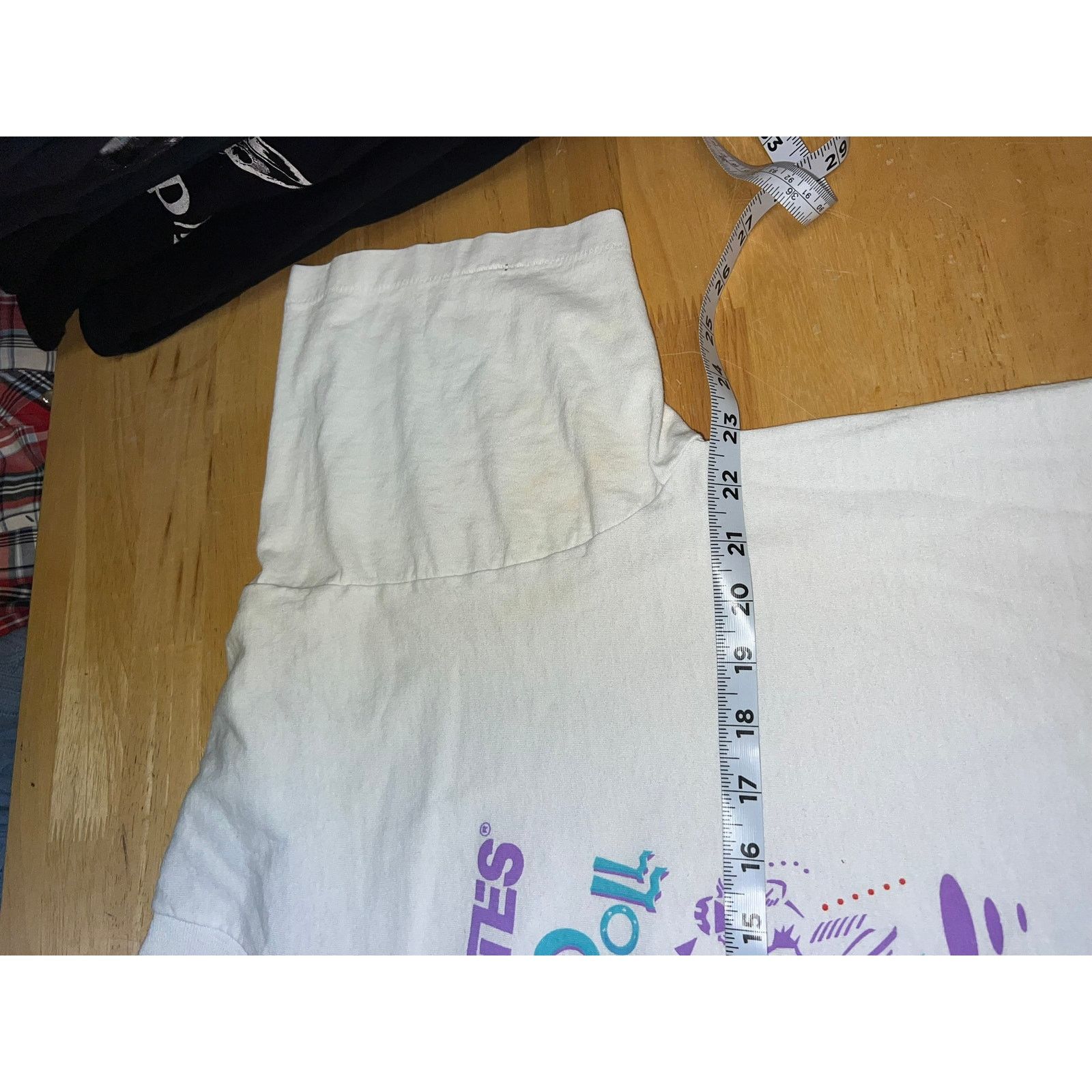 Vintage Vintage Skate Shirt Rattle & Roll Rollerskate White XL 90 Size US XL / EU 56 / 4 - 12 Thumbnail