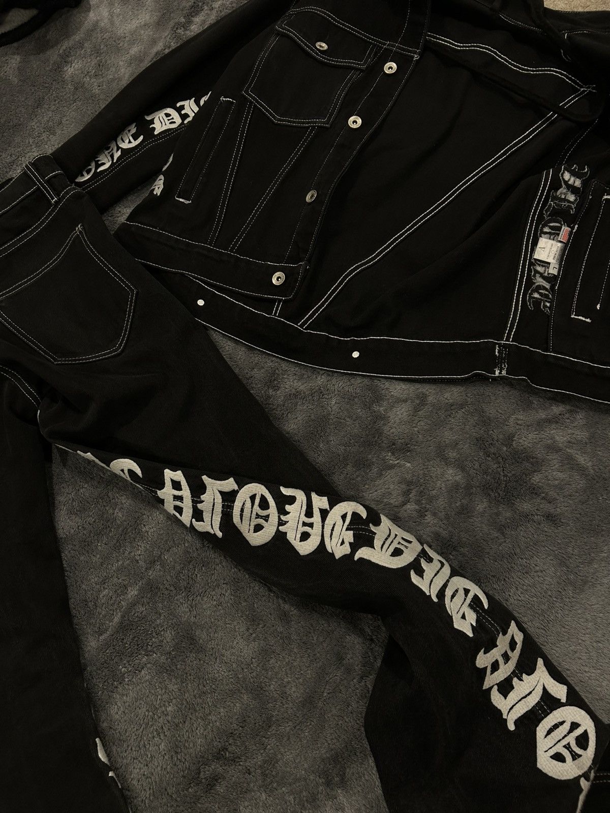 Vlone Vlone old english denim set Size US 34 / EU 50 - 10 Thumbnail