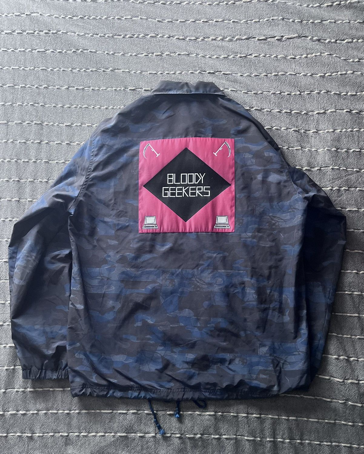 Undercover Undercover Bloody Geekers Coach Jacket UCW4212 Size US XL / EU 56 / 4 - 3 Thumbnail