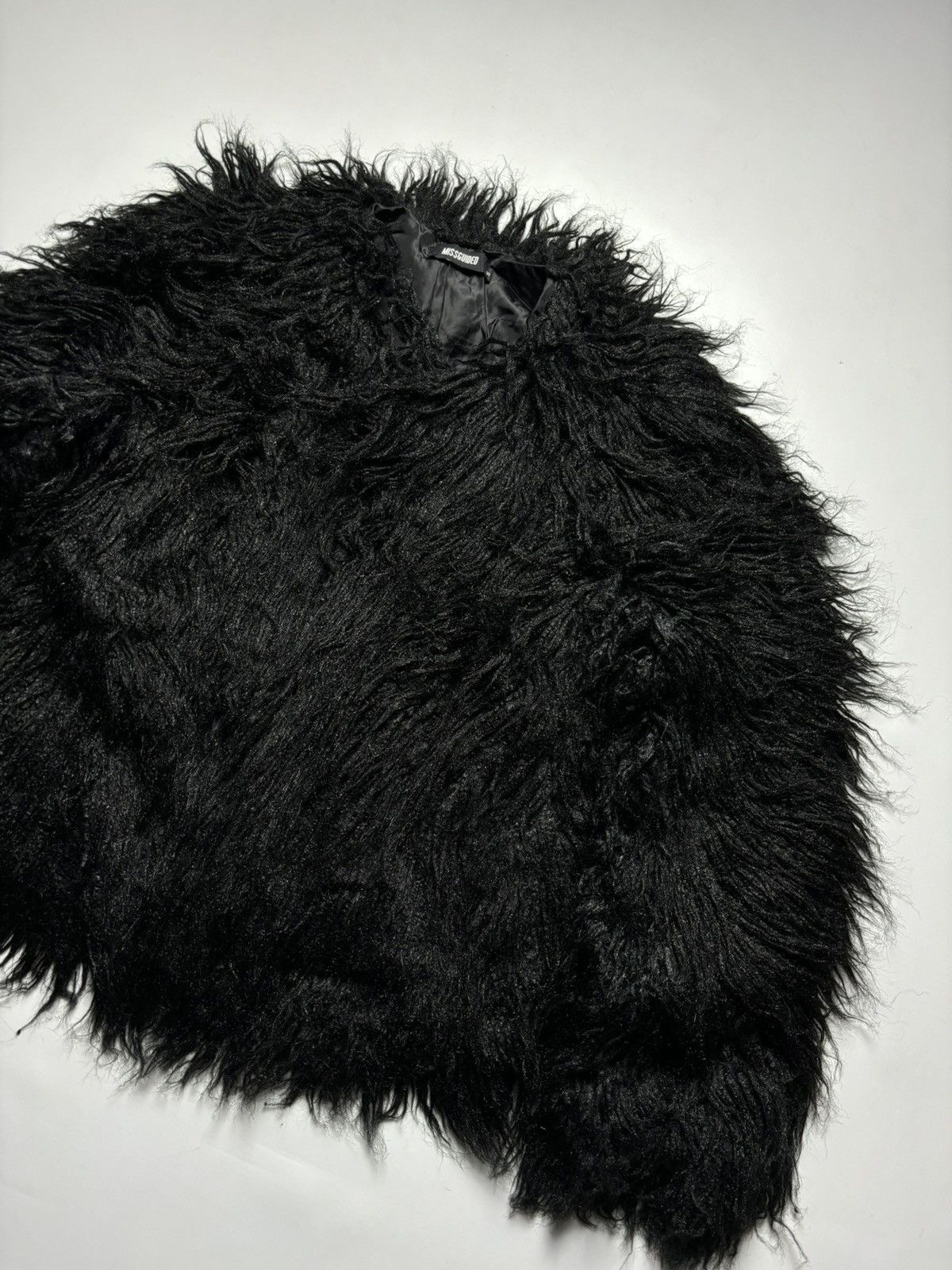 Vintage Faux fur mohair opium style jacket coat Size M / US 6-8 / IT 42-44 - 8 Thumbnail