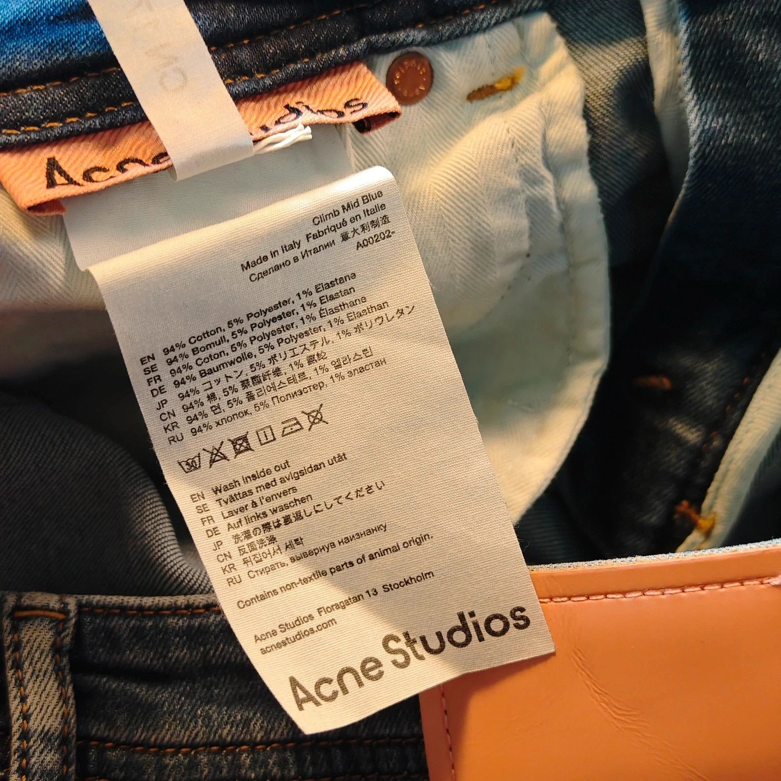 Acne Studios Acne Studios Jeans Womens 30x32 blue slim classic wash Size 30" / US 8 / IT 44 - 7 Thumbnail