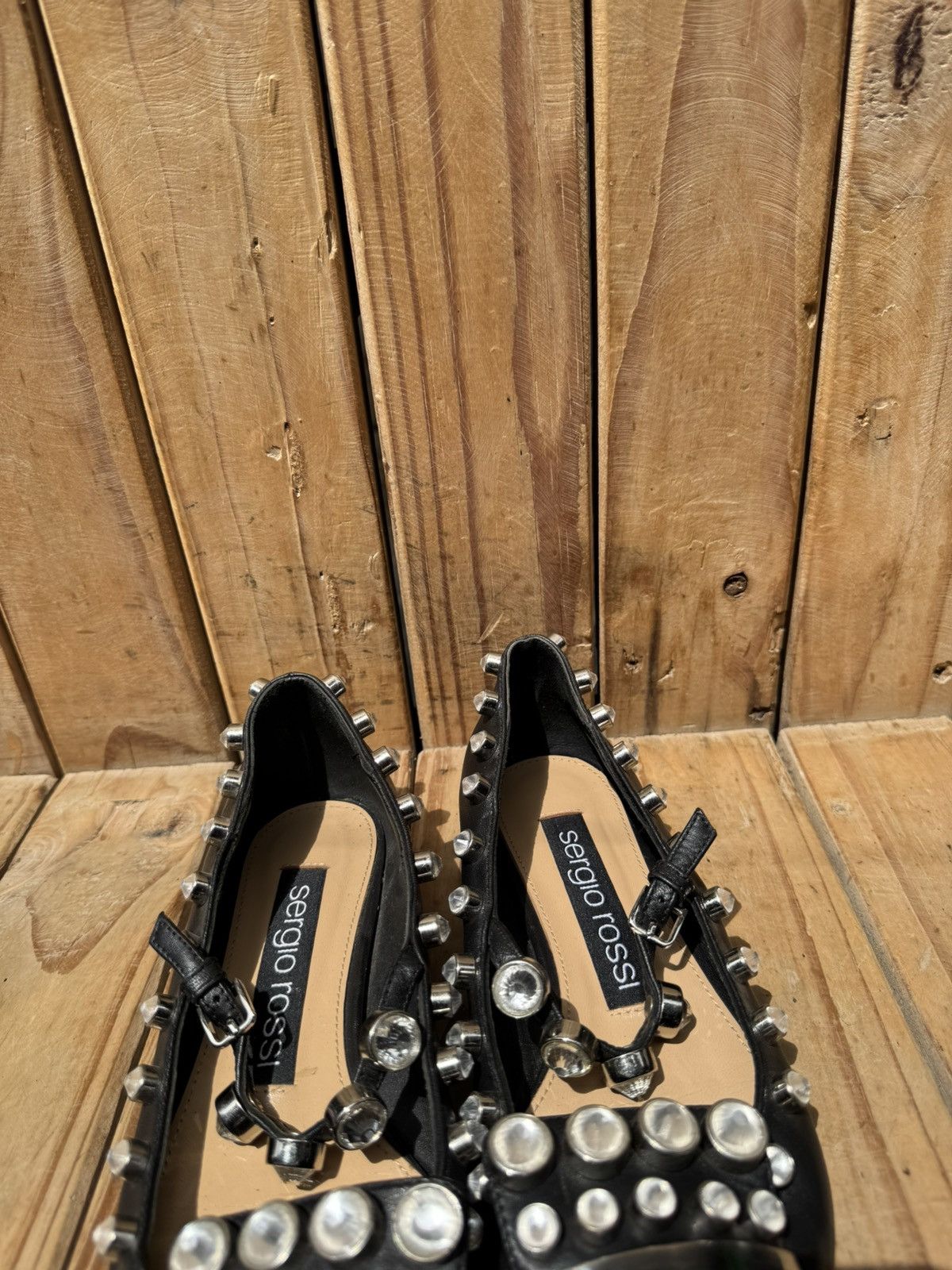 Sergio Rossi Sergio Rossi black women’s leather flats EUR 36 US 6 Size US 6 / IT 36 - 21 Thumbnail