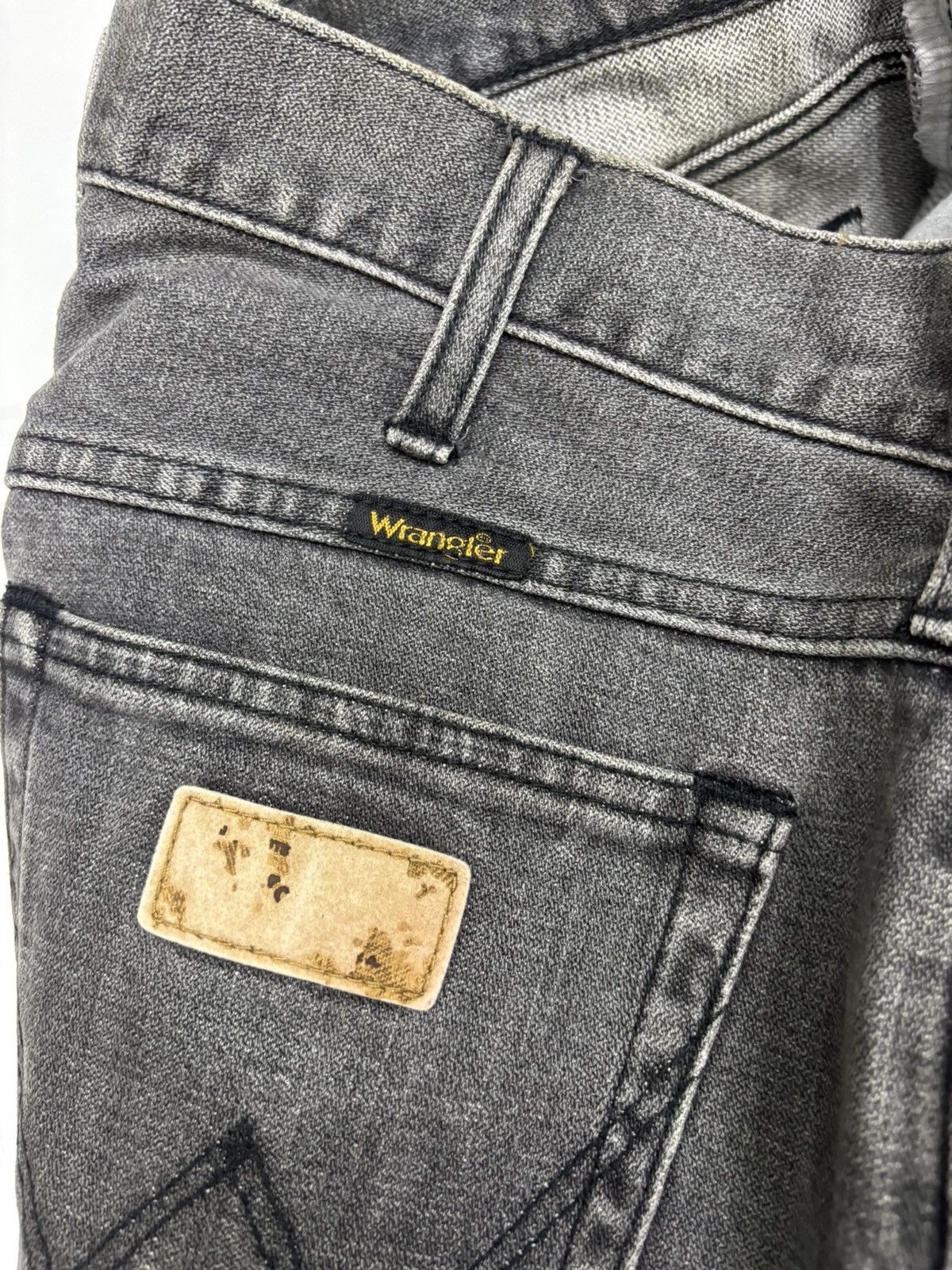 Kapital VINTAGE BAGGY JEANS WRANGLER FADED BLACK LOOSE JEAN Size US 32 / EU 48 - 10 Thumbnail