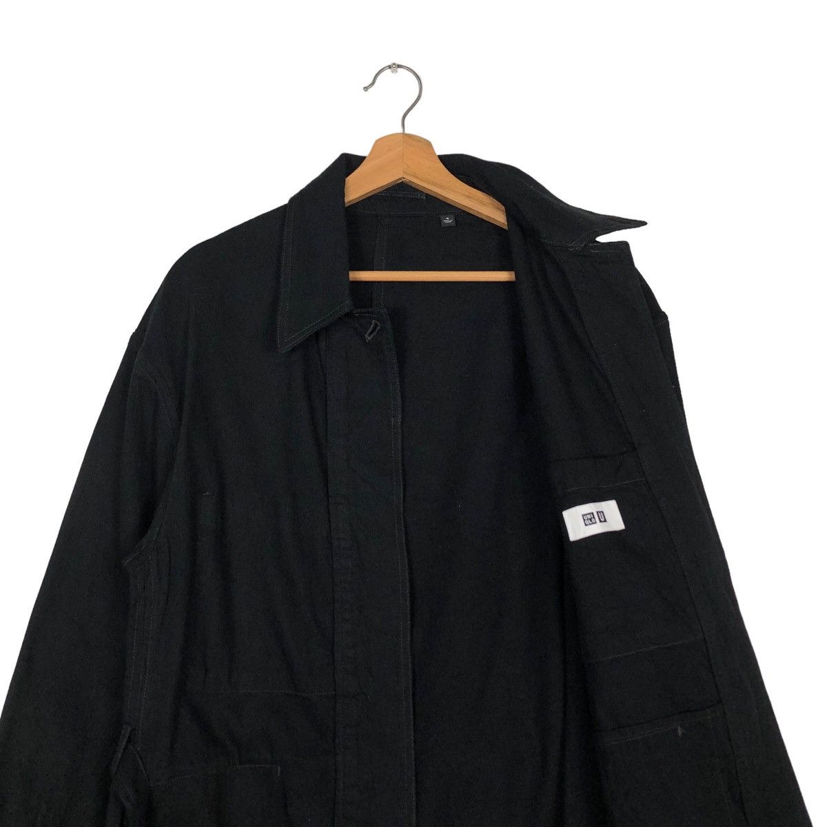 Japanese Brand 🔥Vintage Long Jacket Chore Rich Black Uniqlo Undercover Jpn Size US M / EU 48-50 / 2 - 13 Thumbnail