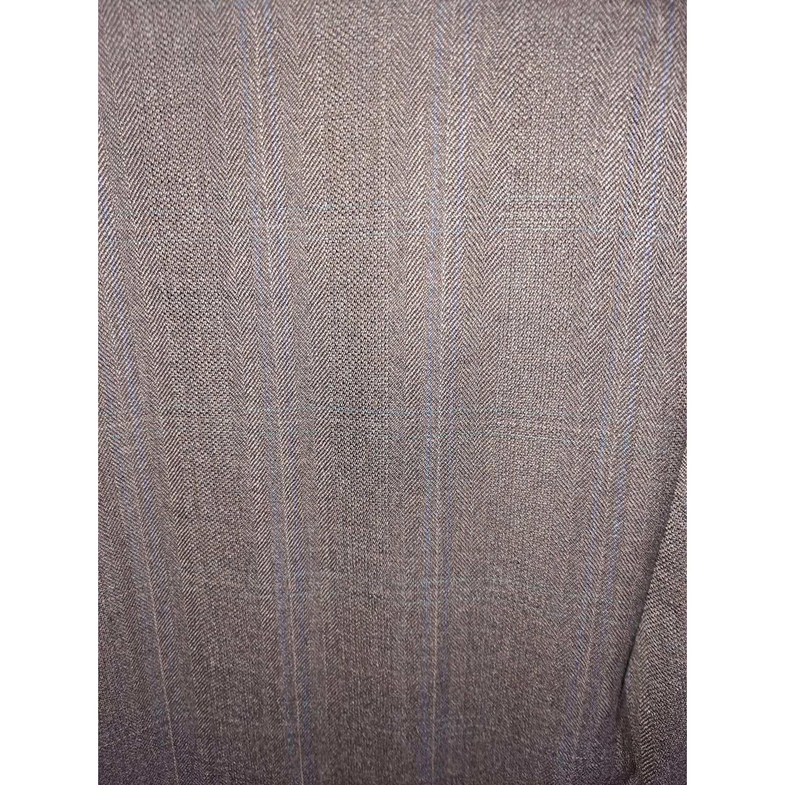 Lauren Ralph Lauren Lauren Ralph Lauren Tan 2 Button Blazer 100% Wool Size 38R Size 38R - 7 Thumbnail